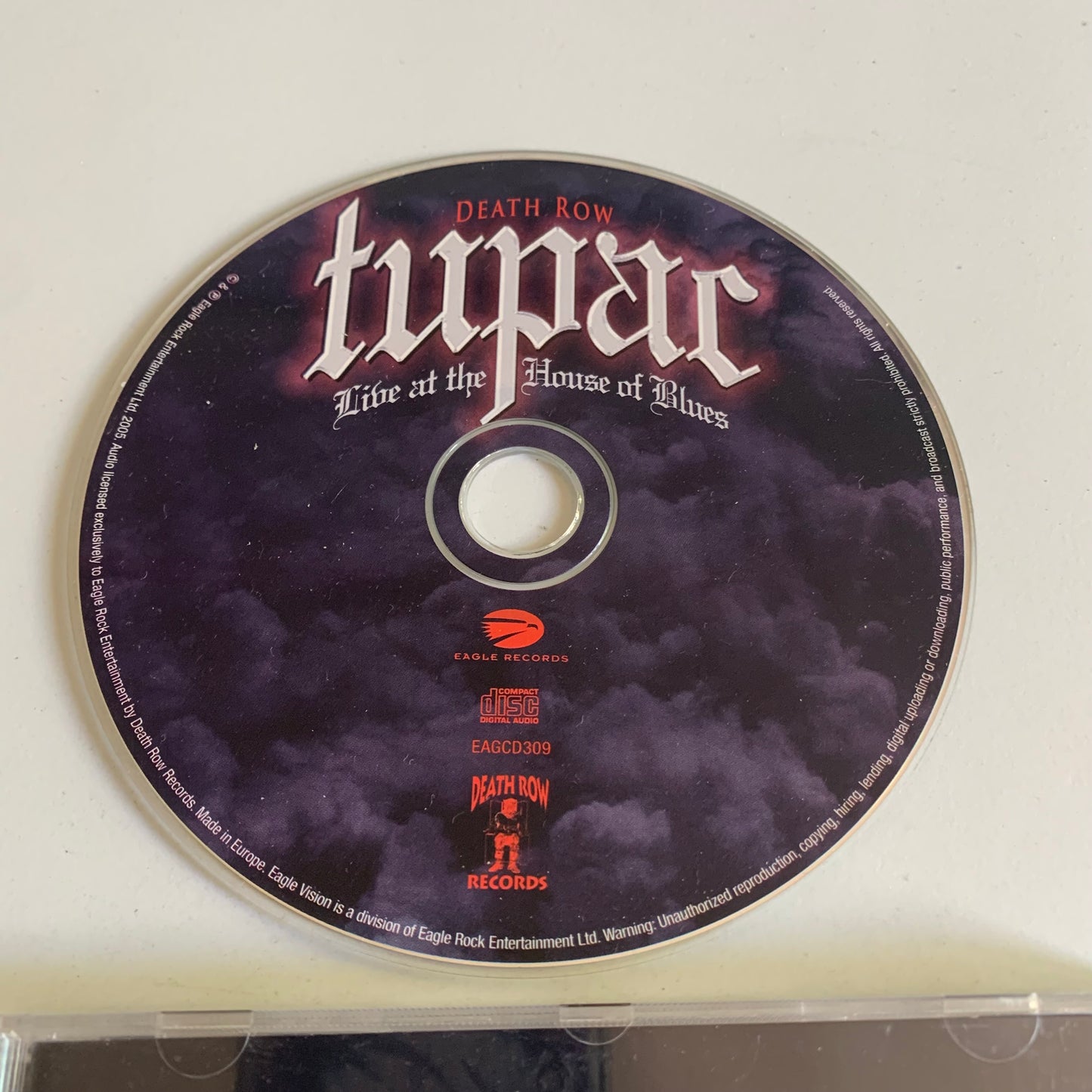 Tupac - Live At The House Of Blues - 2005 Occasion