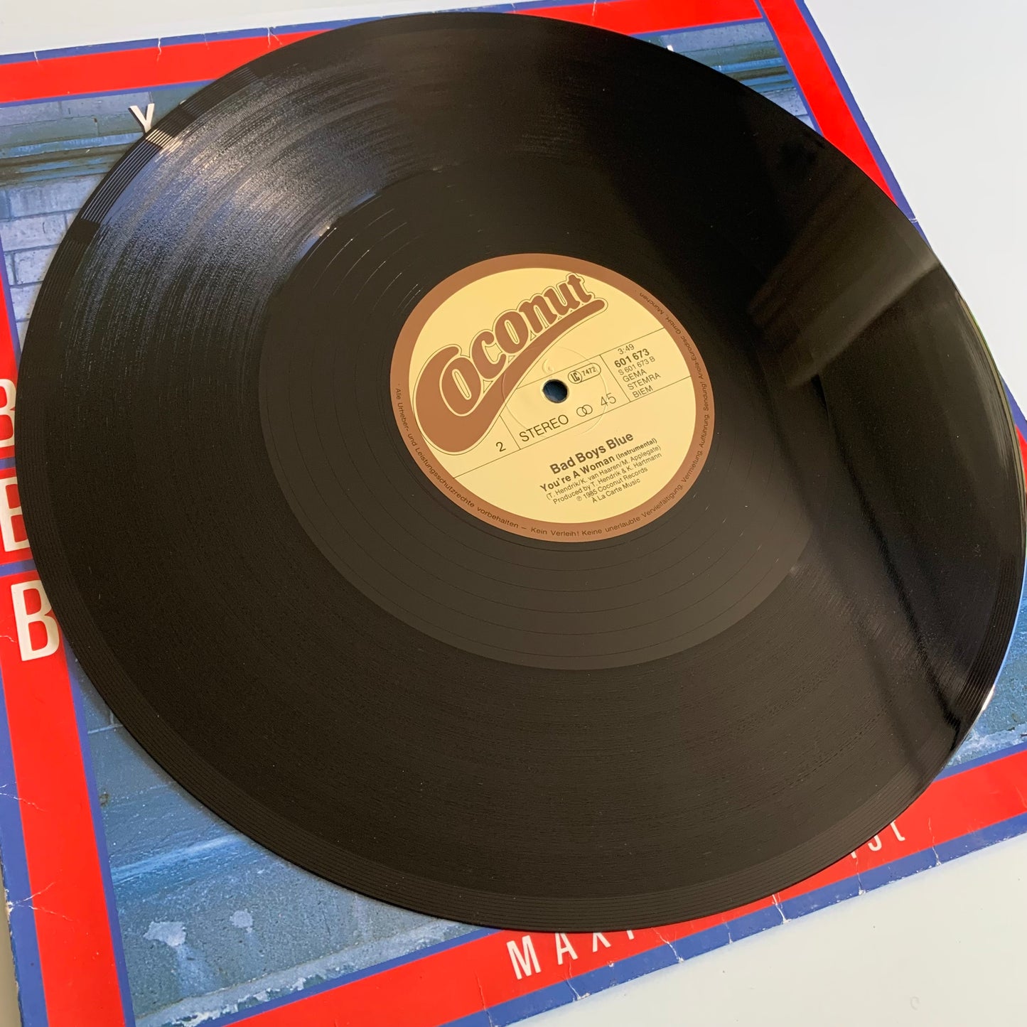 Bad Boys Blue - You're A Woman Long Version - Maxi 45t. 1985 Occasion