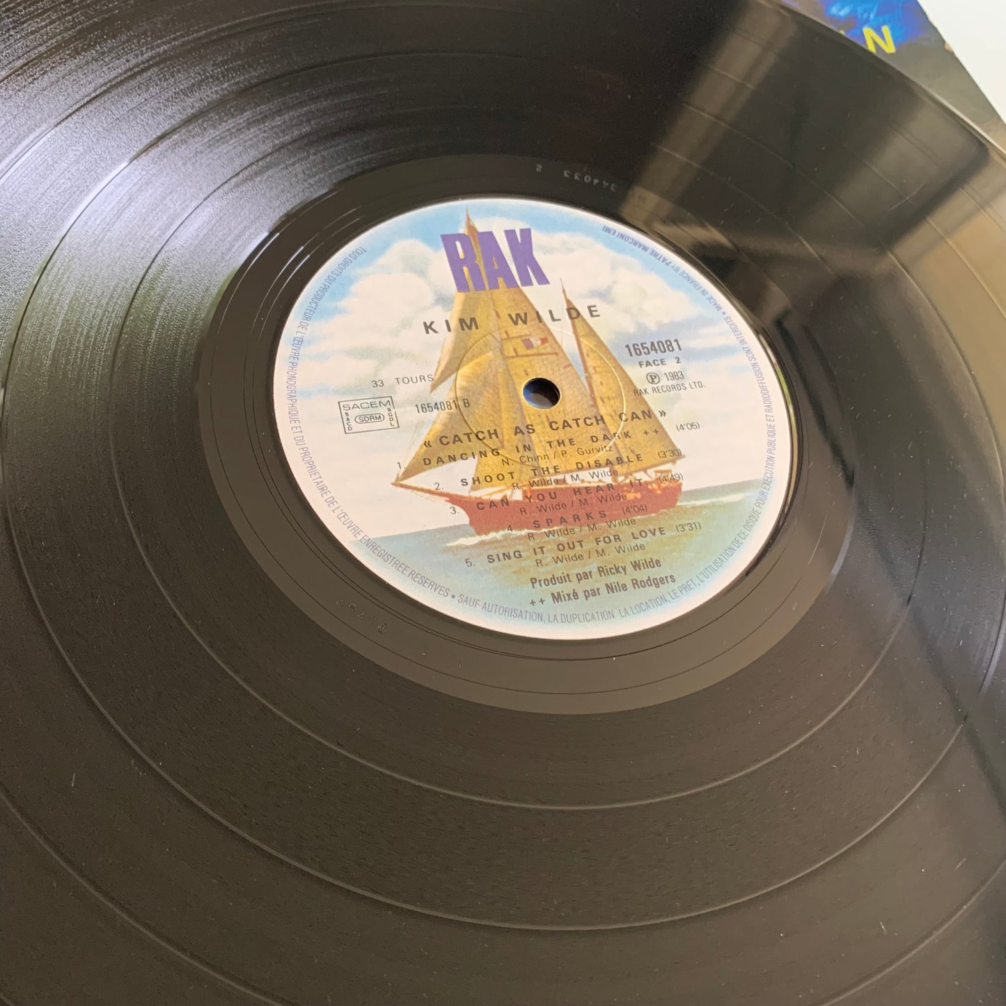 Kim Wilde - Catch As Catch Can - LP 1983 Occasion