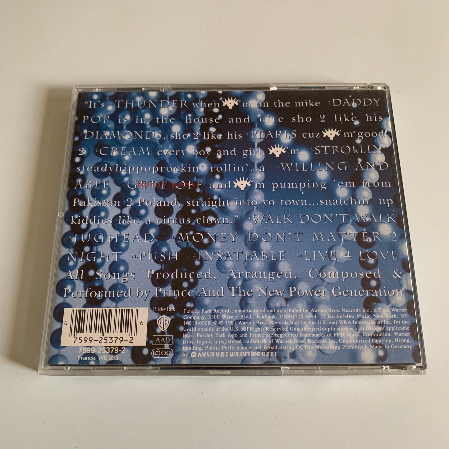 CD - Prince - The New Power Generation - Diamonds And Pearls - 1991 Occasion