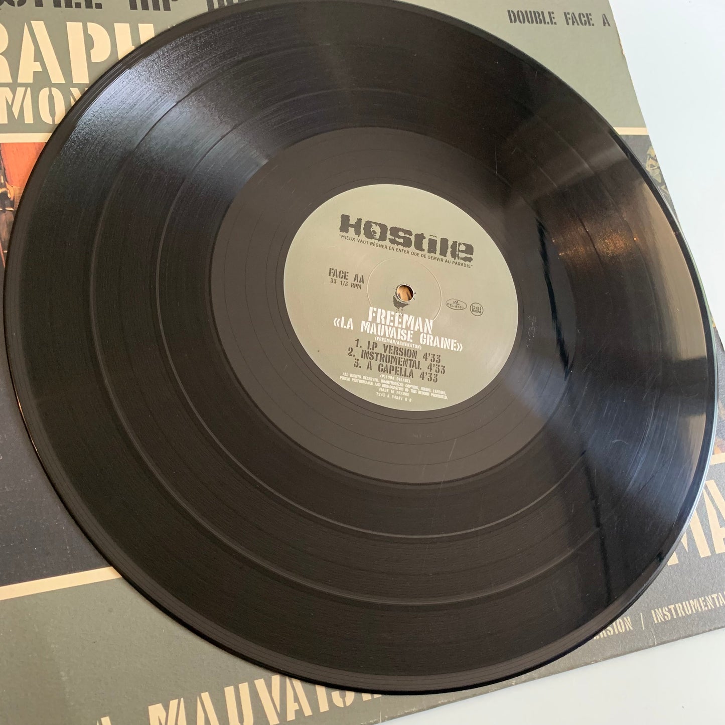 Raphael - Freeman - Mon Paradis / La Mauvaise Graine - 1998 Single Occasion