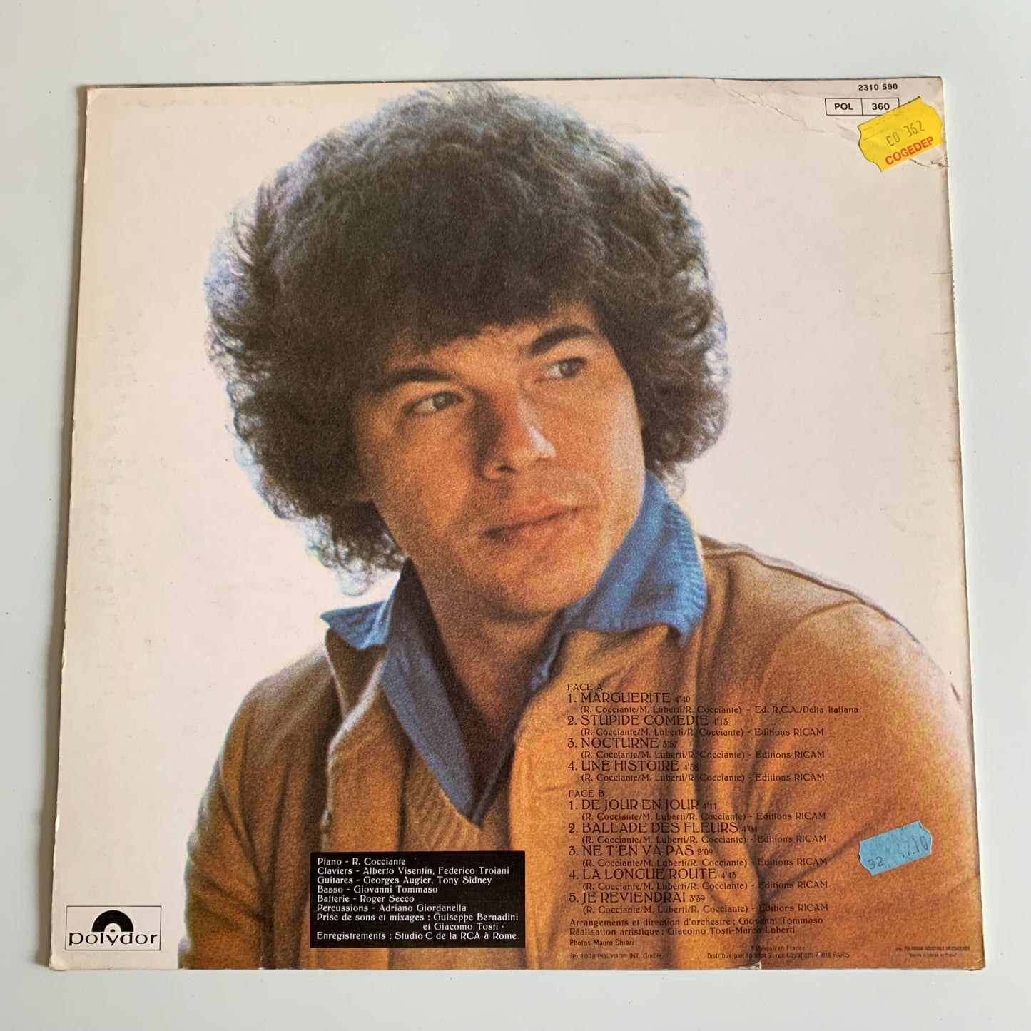Richard Cocciante - LP 1978 Occasion