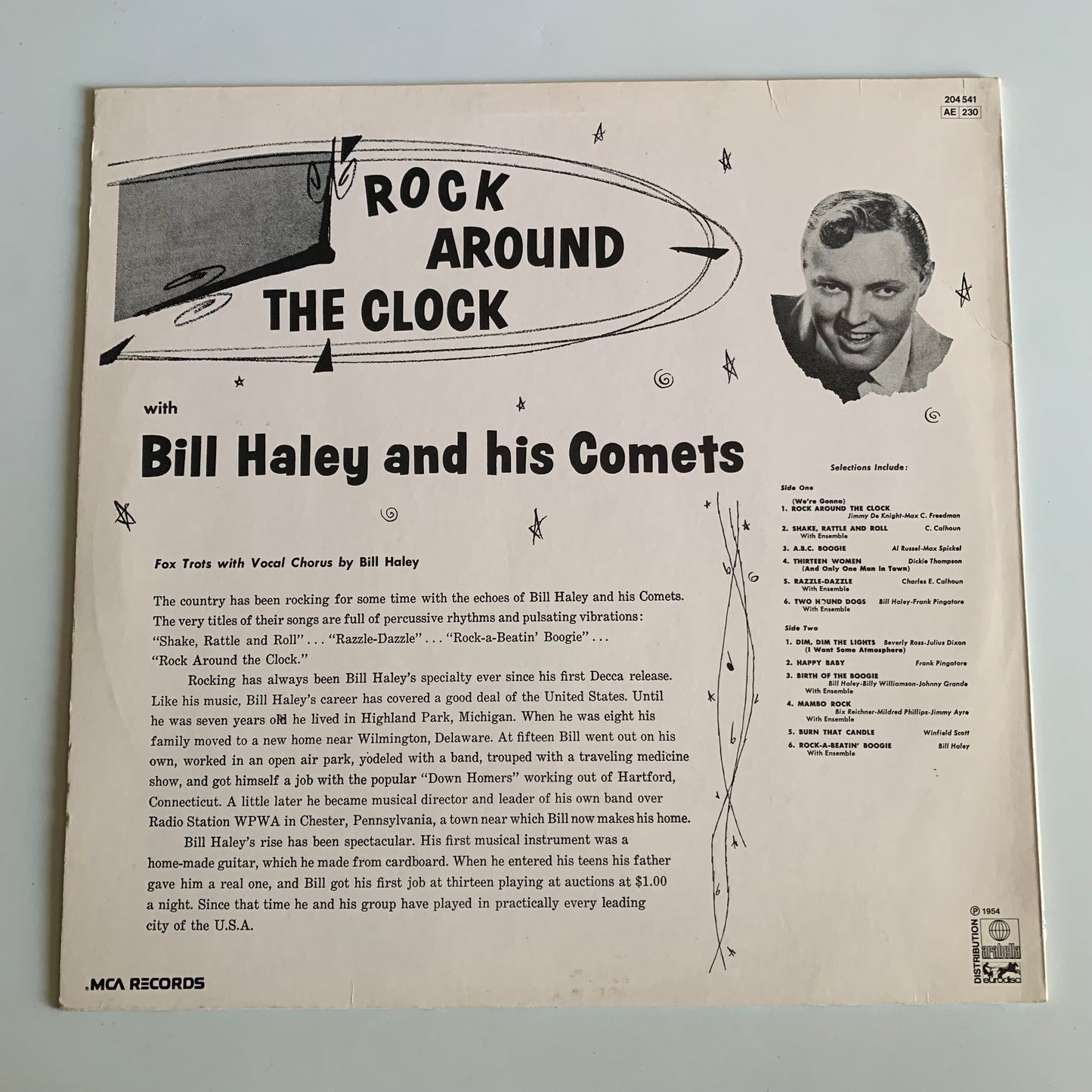 Bill Haley And His Comets - Rock Around The Clock - LP 1982 Occasion