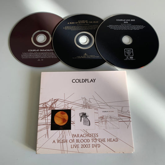 Coldplay - Parachutes / A Rush Of Blood To The Head / Live 2003 DVD - 2007 Occasion