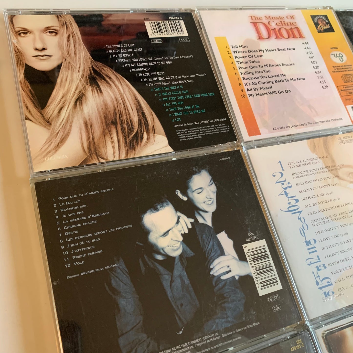 CD - Céline Dion - Lot 8 Album + 1 Maxi Single - Occasion