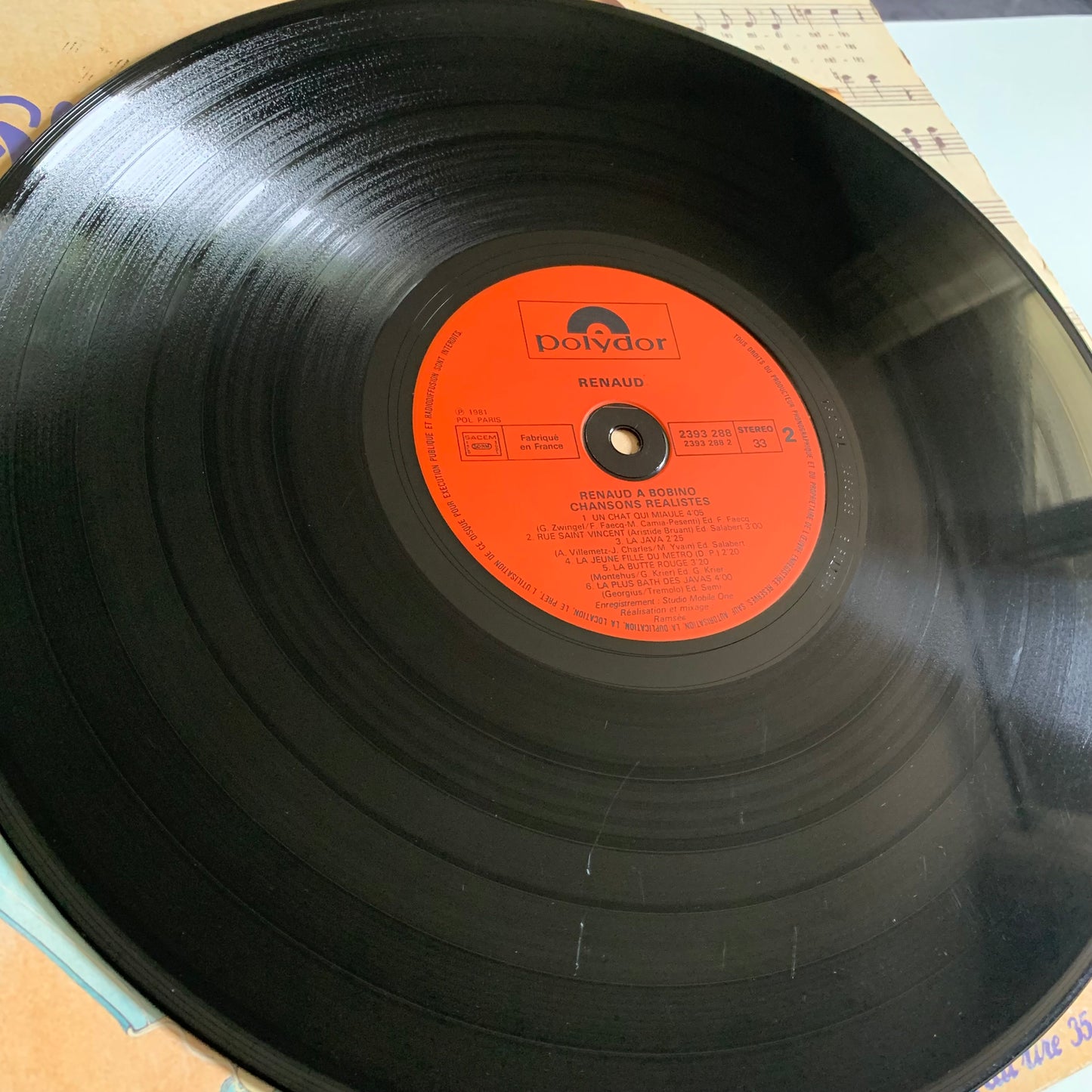 Renaud - Le P’Tit Bal Du Samedi Soir - LP 1981 Occasion