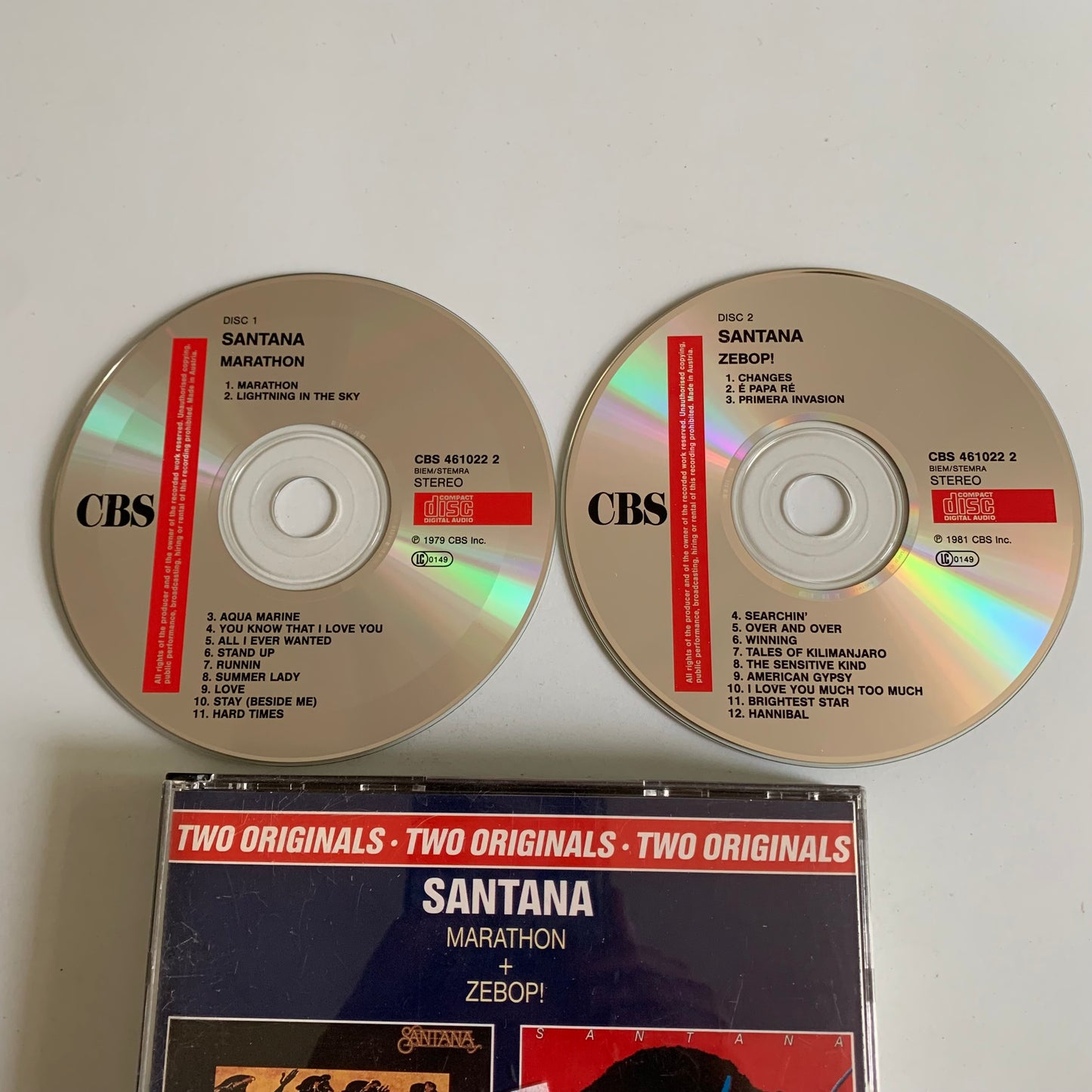 Santana - Marathon / Zebop - 1988 Occasion