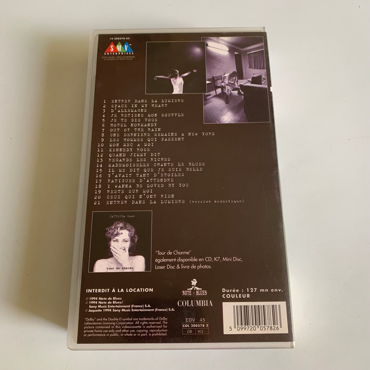 Patricia Kaas - Tour De Charme - 1994 VHS Occasion