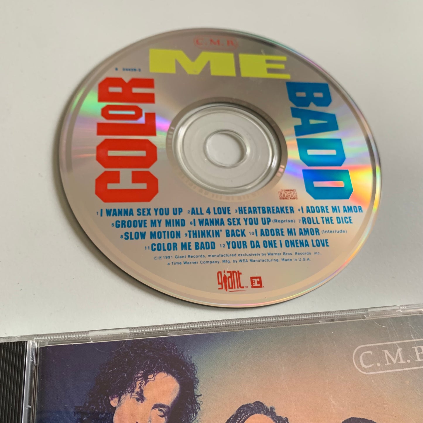 CD - Color Me Badd - C.M.B. - 1991 Occasion