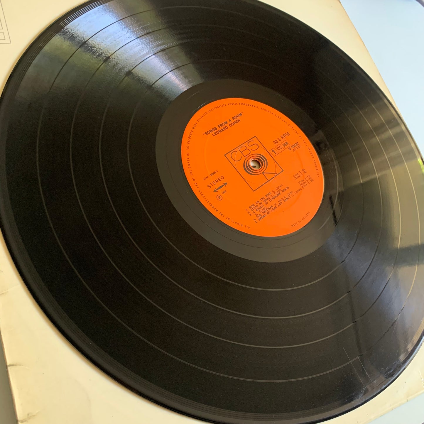Leonard Cohen - Songs From A Room - LP Occasion