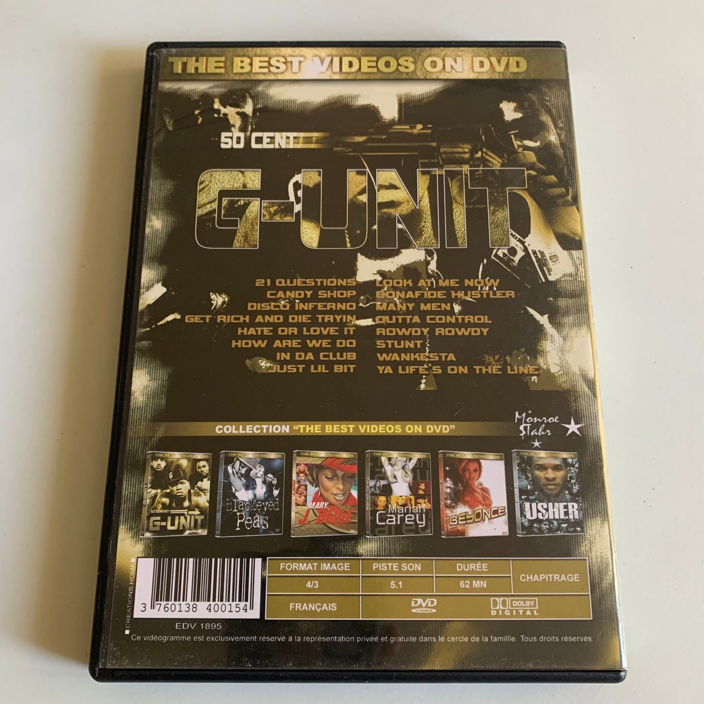 50 Cent - G-Unit - The Best Vidéos - Occasion