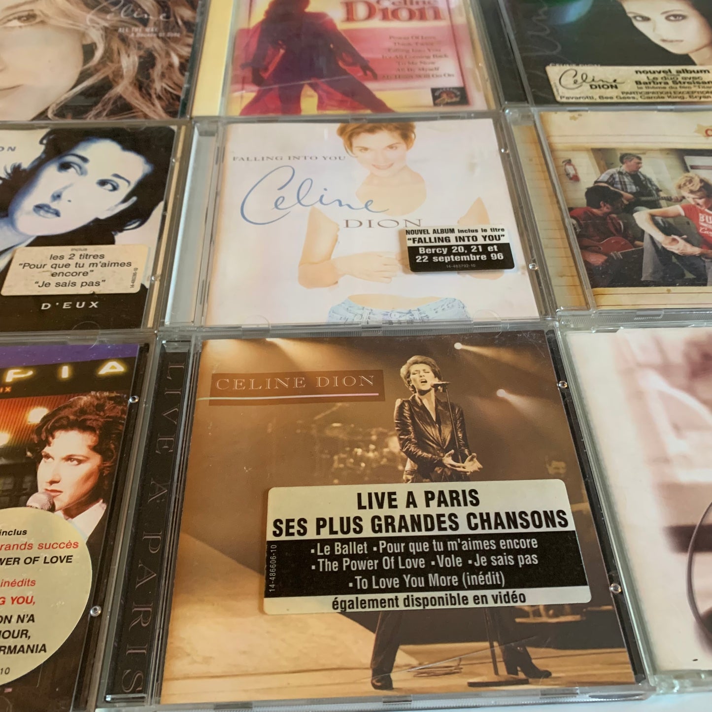 CD - Céline Dion - Lot 8 Album + 1 Maxi Single - Occasion