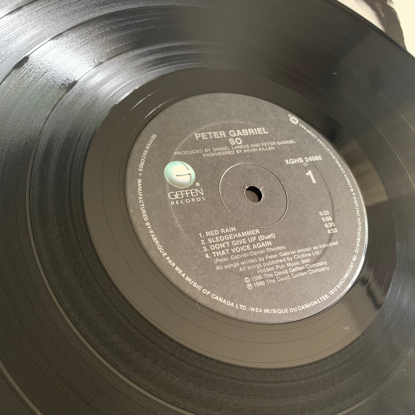Peter Gabriel - So - LP 1986 Occasion