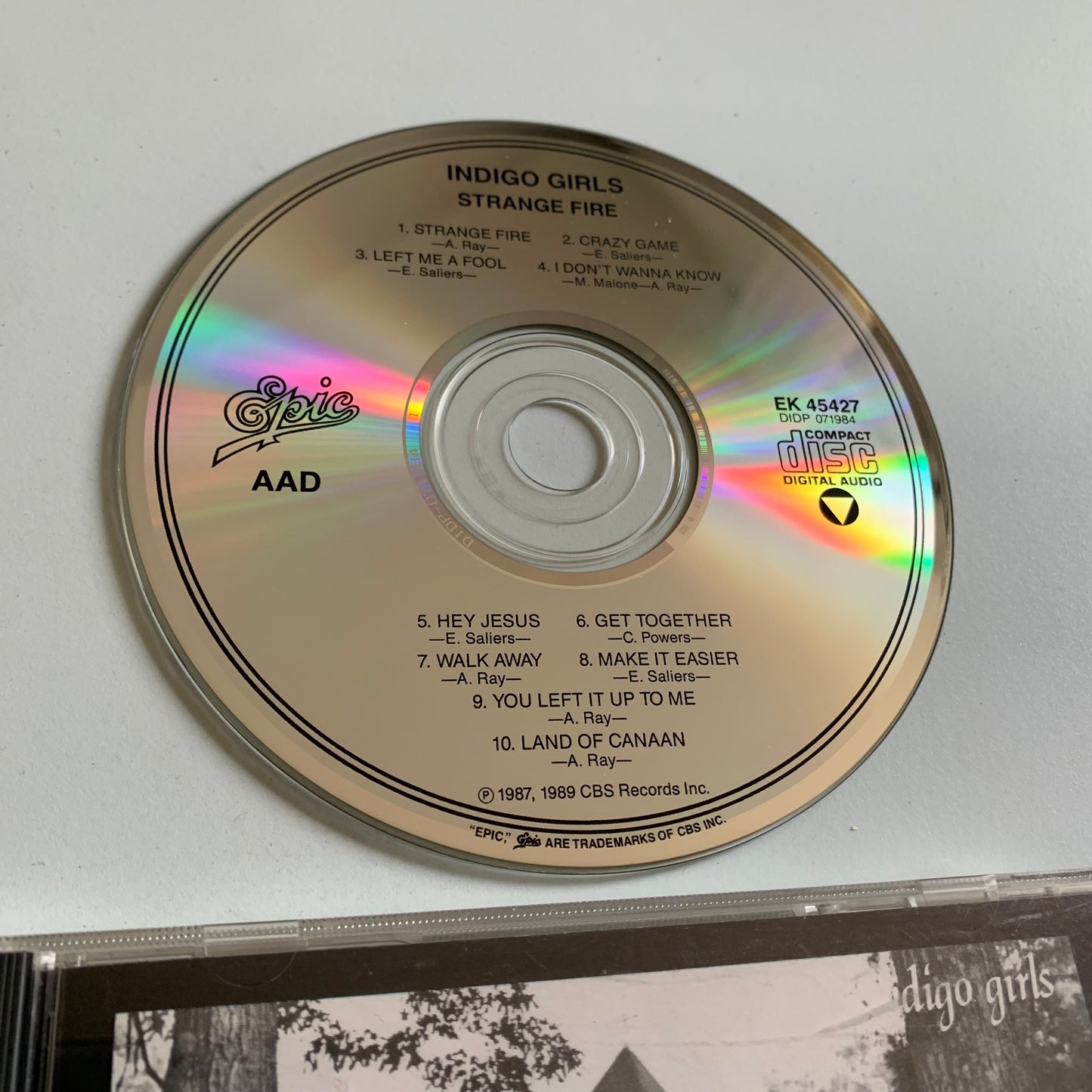 CD - Indigo Girls - Strange Fire - 1989 Occasion