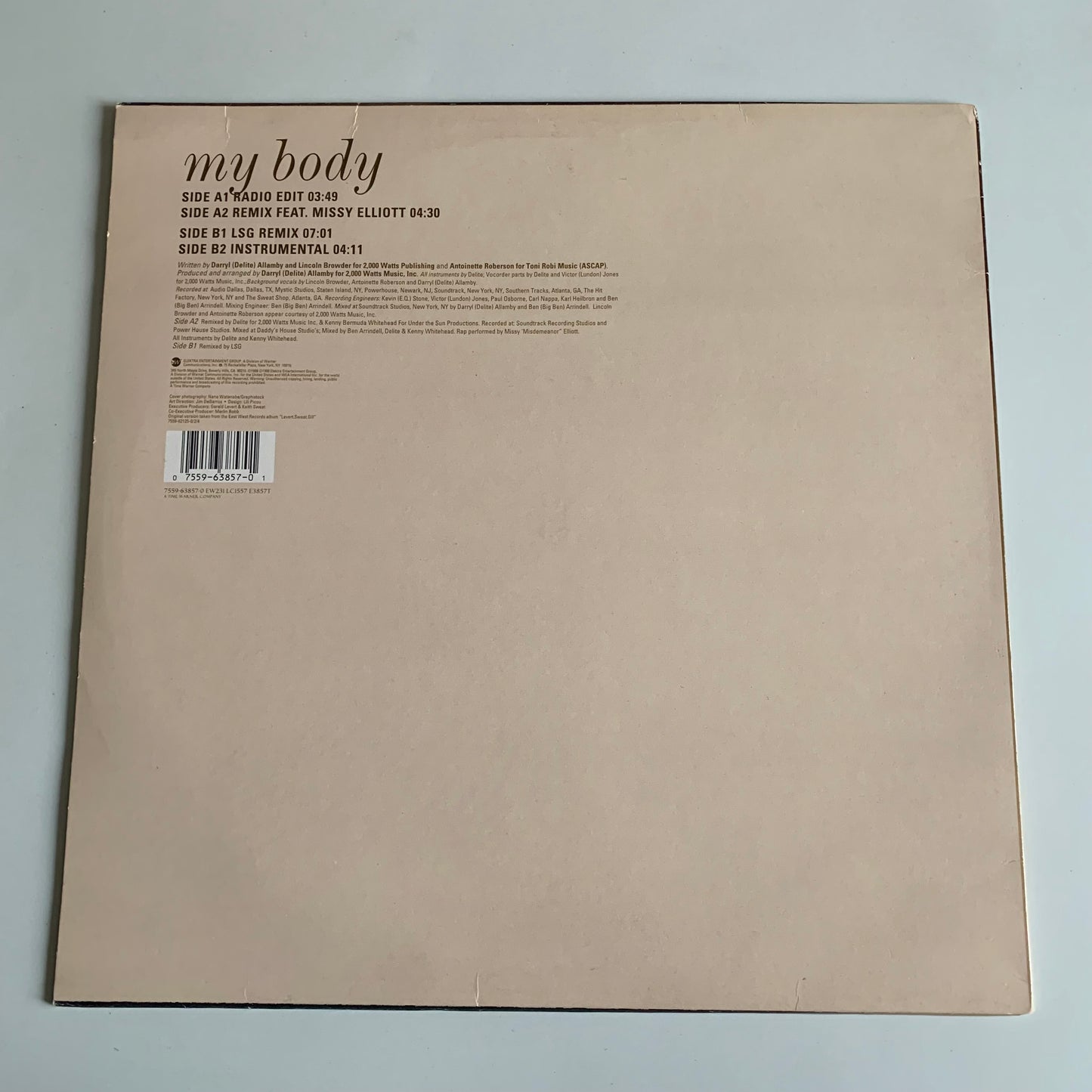 Levert·Sweat·Gill - My Body - Single 1998