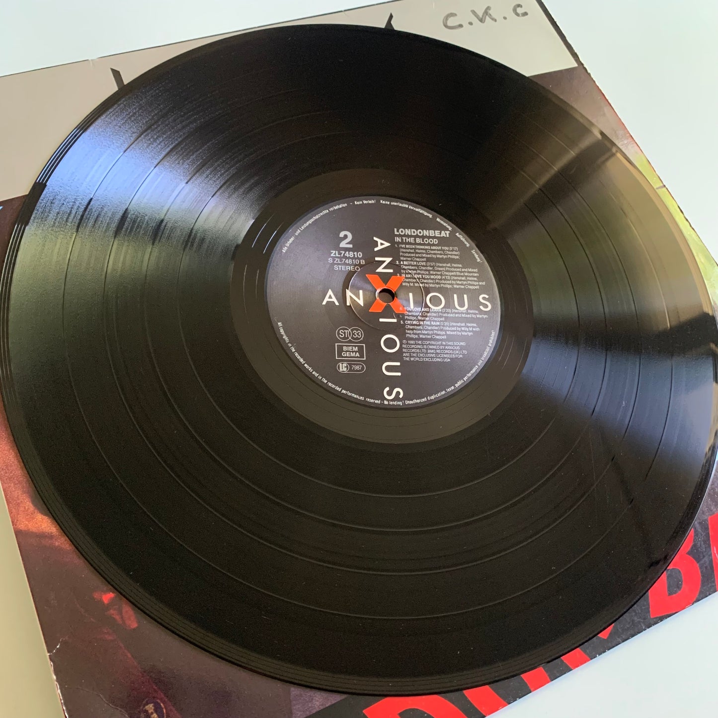 Londonbeat - In The Blood - LP 1990 Occasion