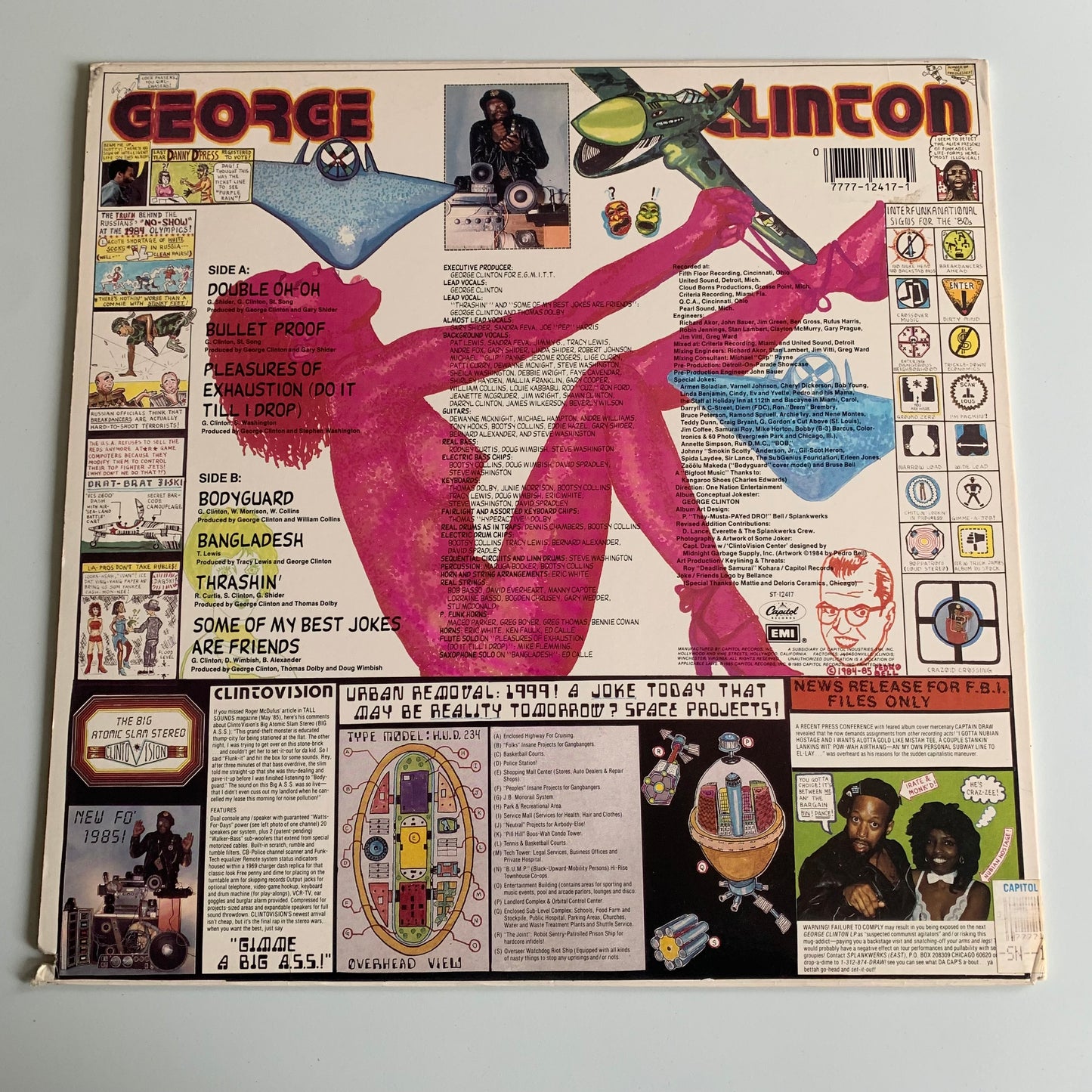 George Clinton - Some Of My Best Jokes Are Friends - LP 1985 Occasion