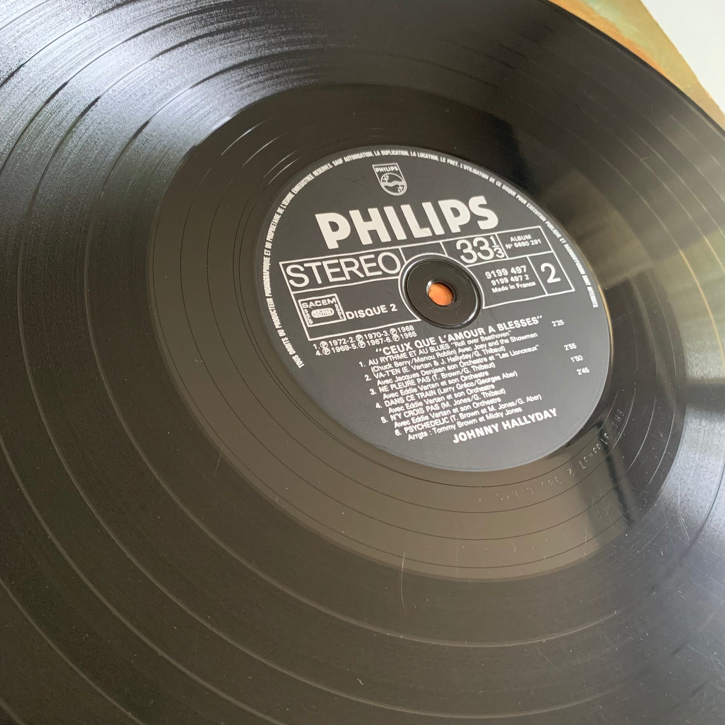 Johnny Hallyday - Ceux Que L’Amour A Blessés - Double LP 1980 Occasion