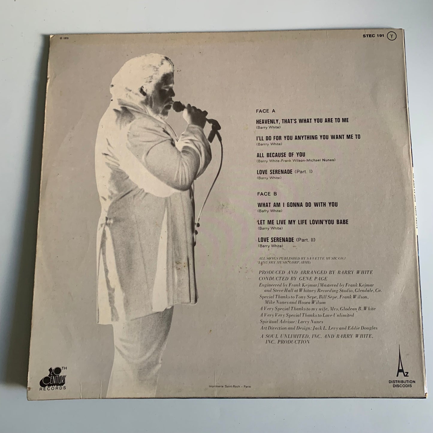 Barry White - What Am I Gonna Do With You - LP 1975 Occasion