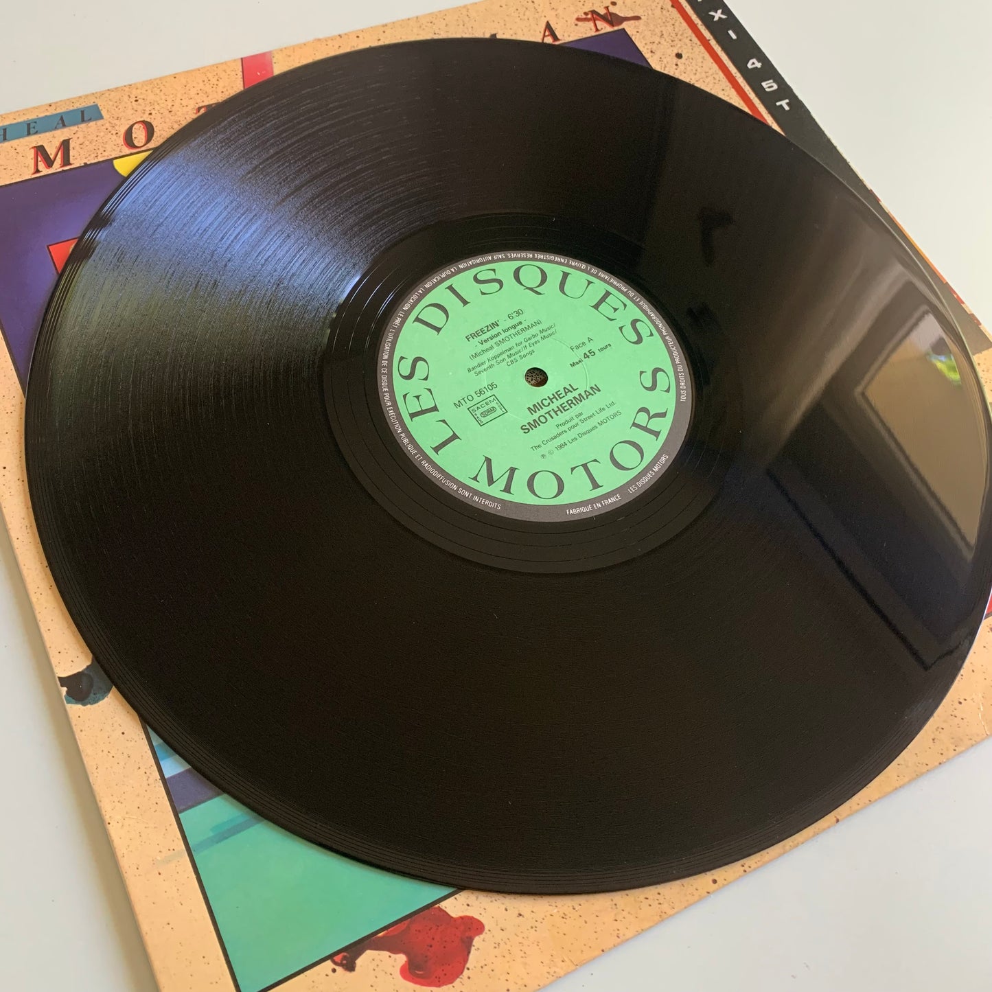 Micheal Smotherman - Freezin' - Maxi 45t. 1984 Occasion