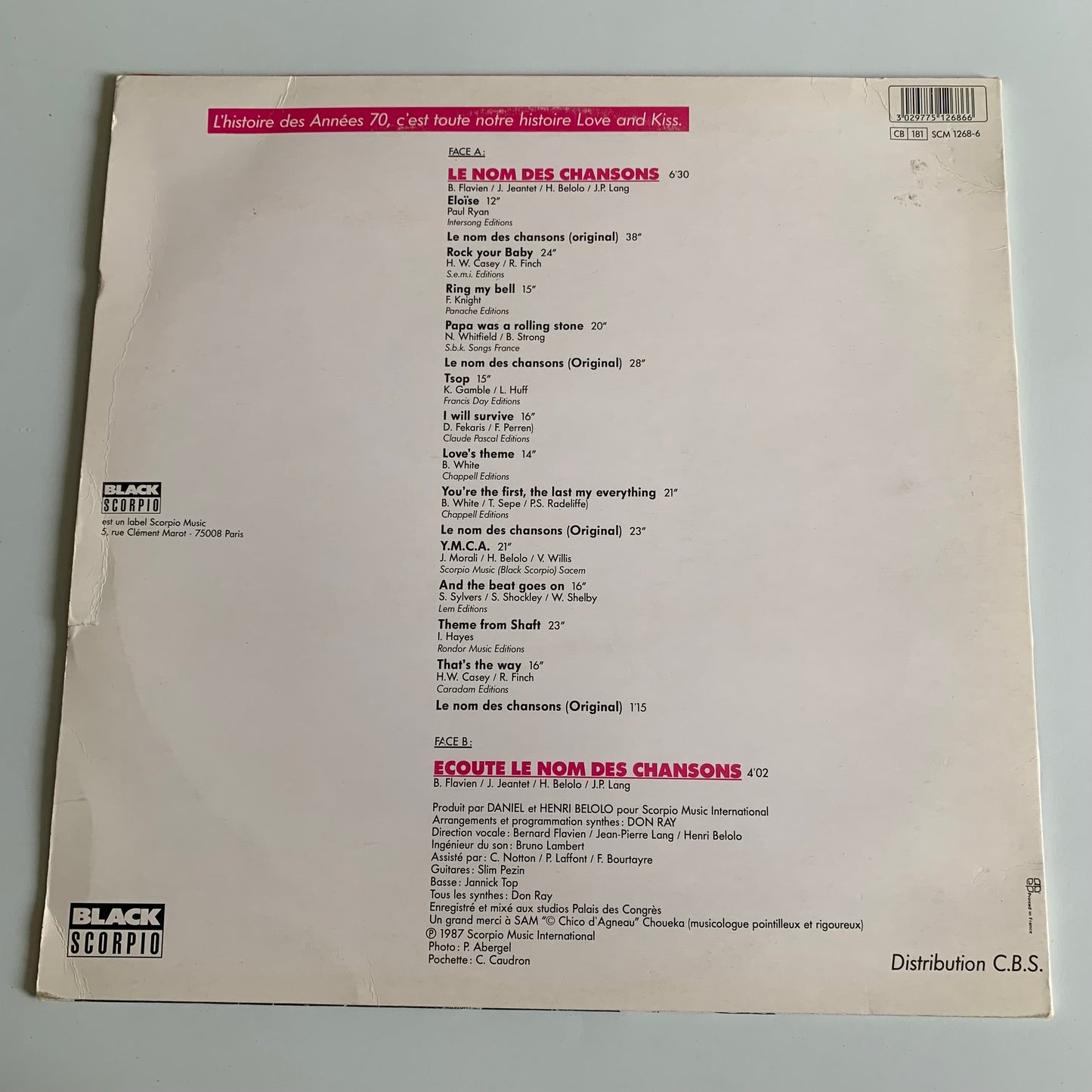 Interdit - Le Nom Des Chansons - 1987 Occasion