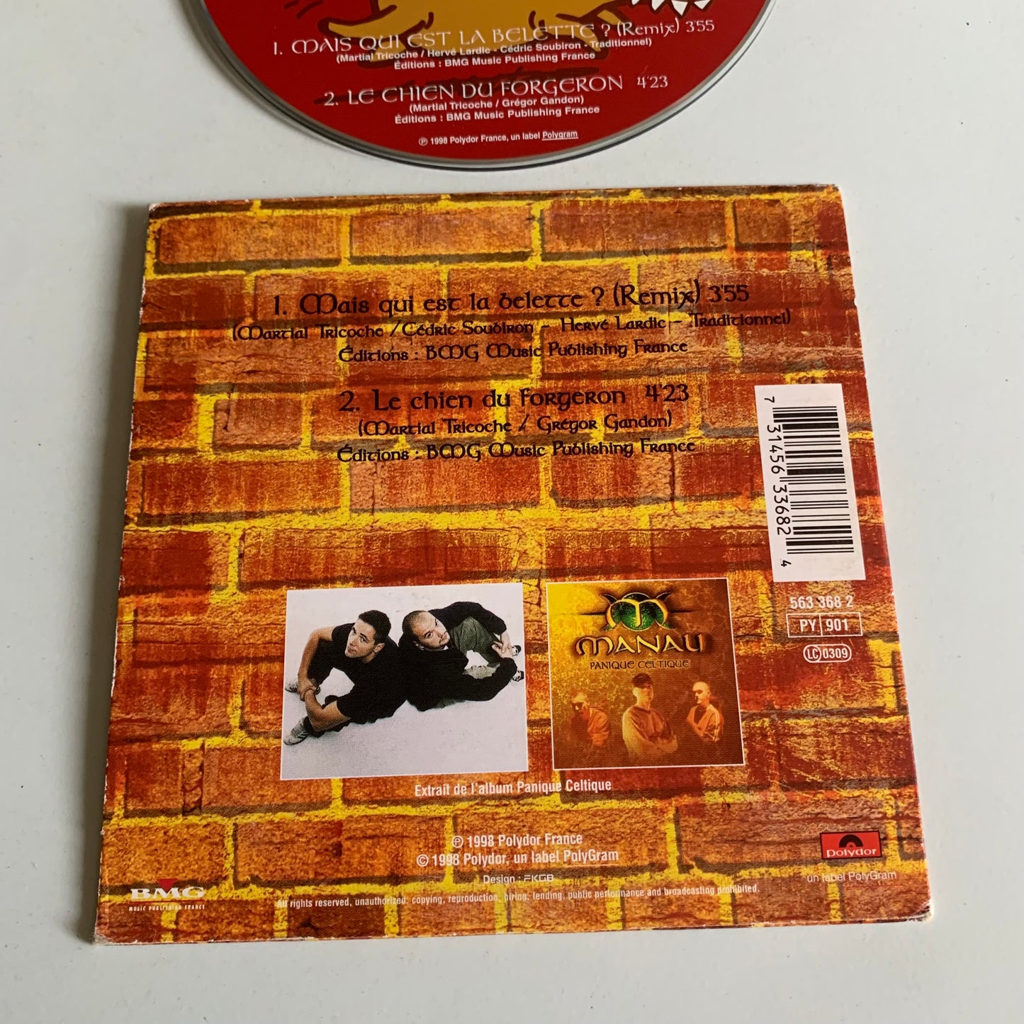 Lot CD Single - Manau - Tribu de Dana - Mais qui est la Belette - Fest Noz de Paname - L’Avenir est un long passé - Occasion