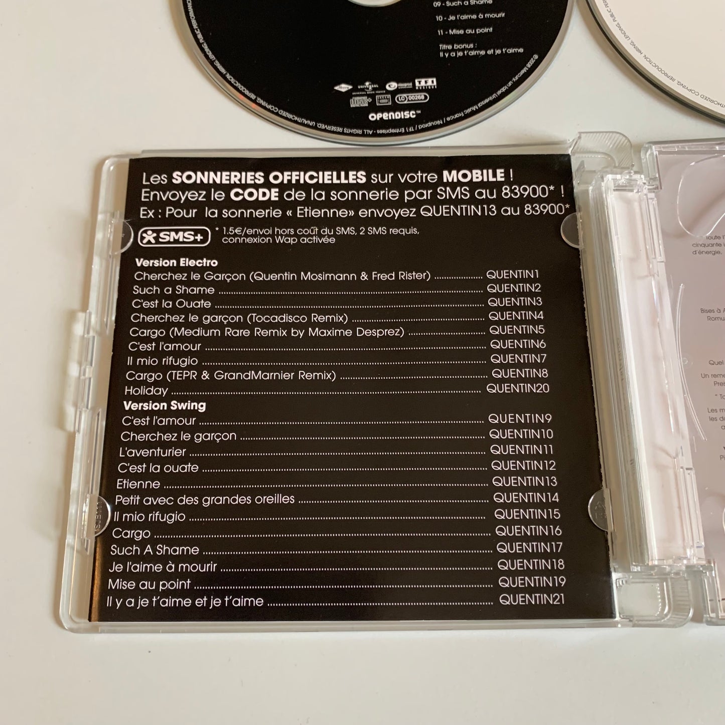 CD - Quentin Mosimann - Duel - 2008 Occasion