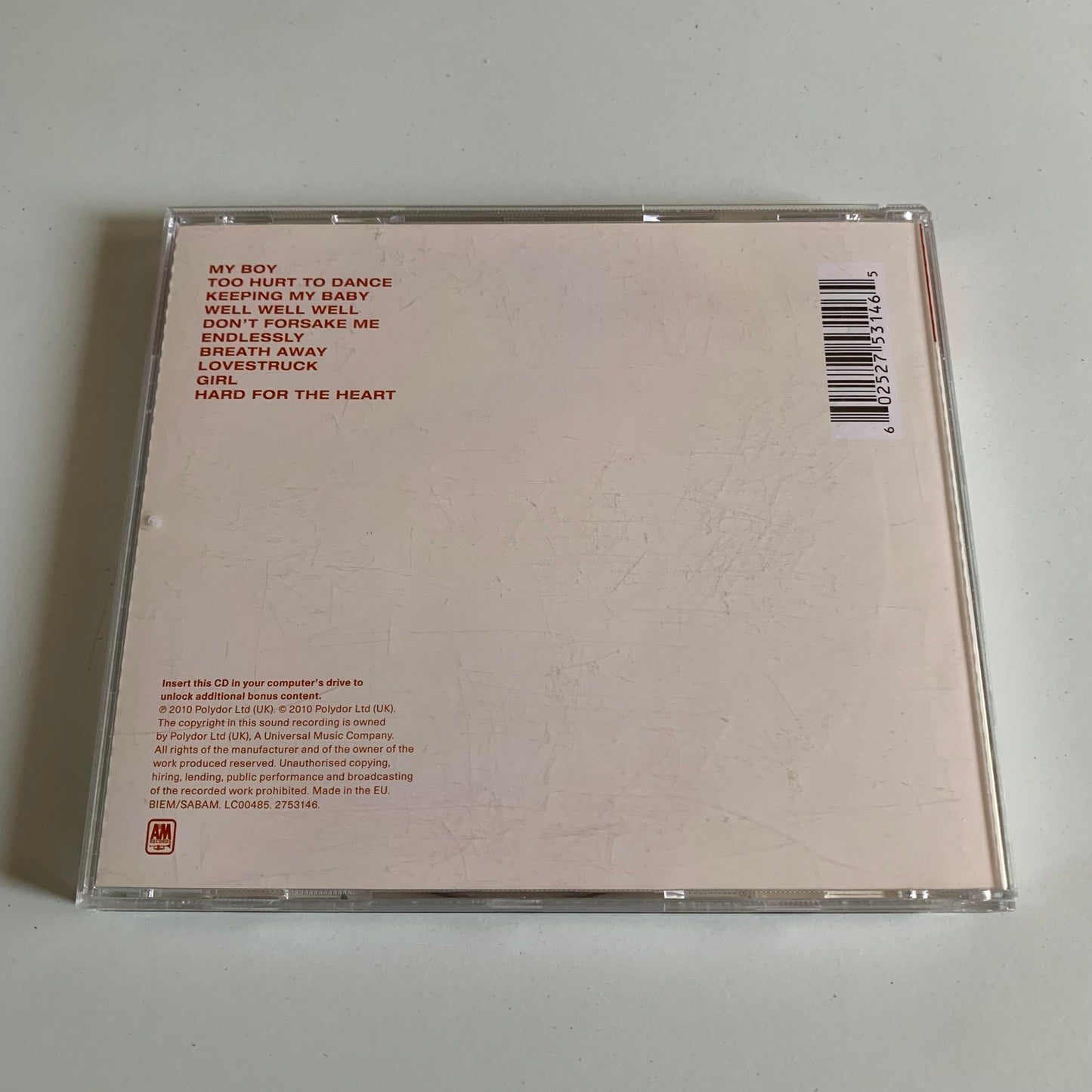 CD - Duffy - Endlessly - 2010 Occasion