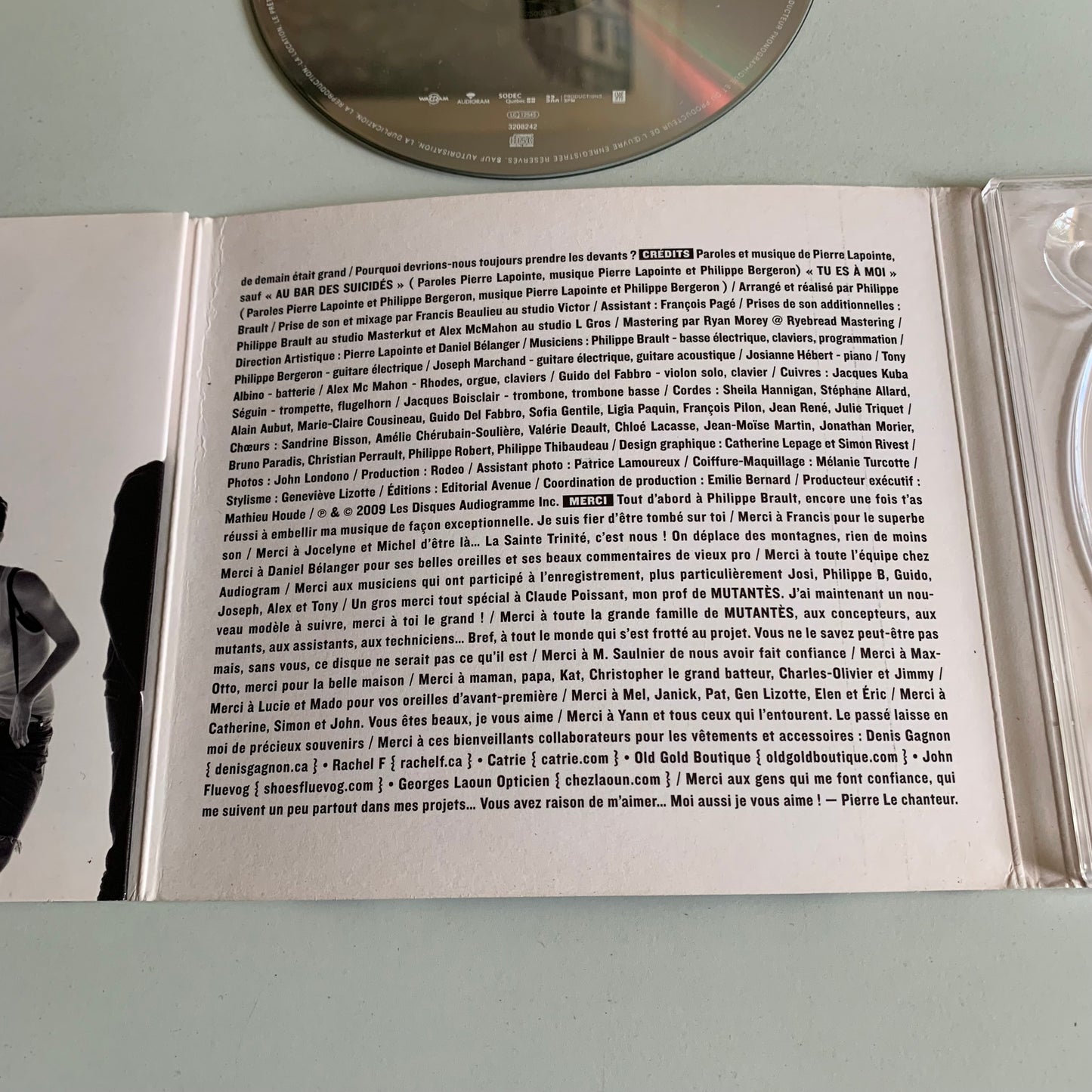 CD - Pierre Lapointe - Sentiments Humains - 2009 Occasion