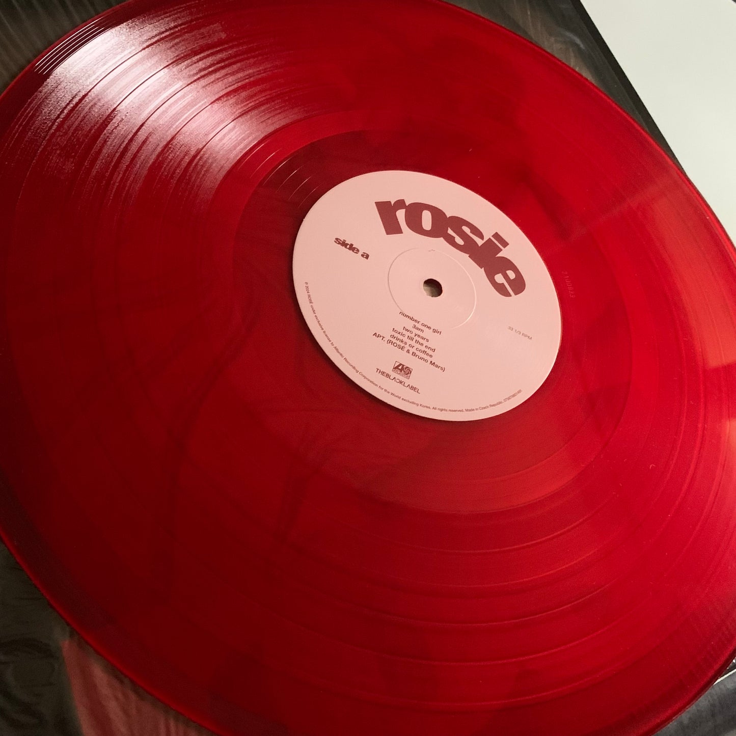 Rosé - Rosie - Translucent Red - LP 2024
