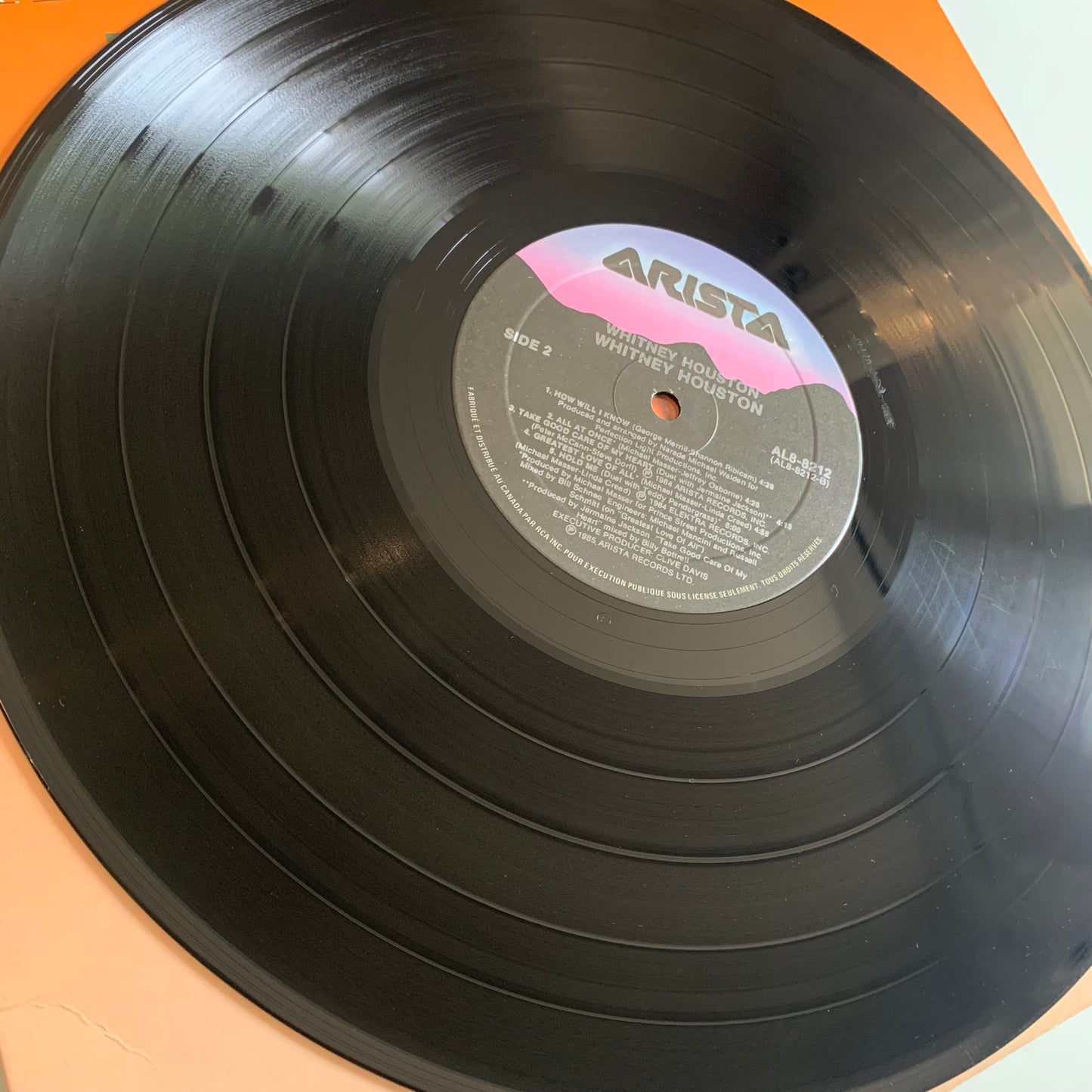 Whitney Houston - LP 1985 Occasion
