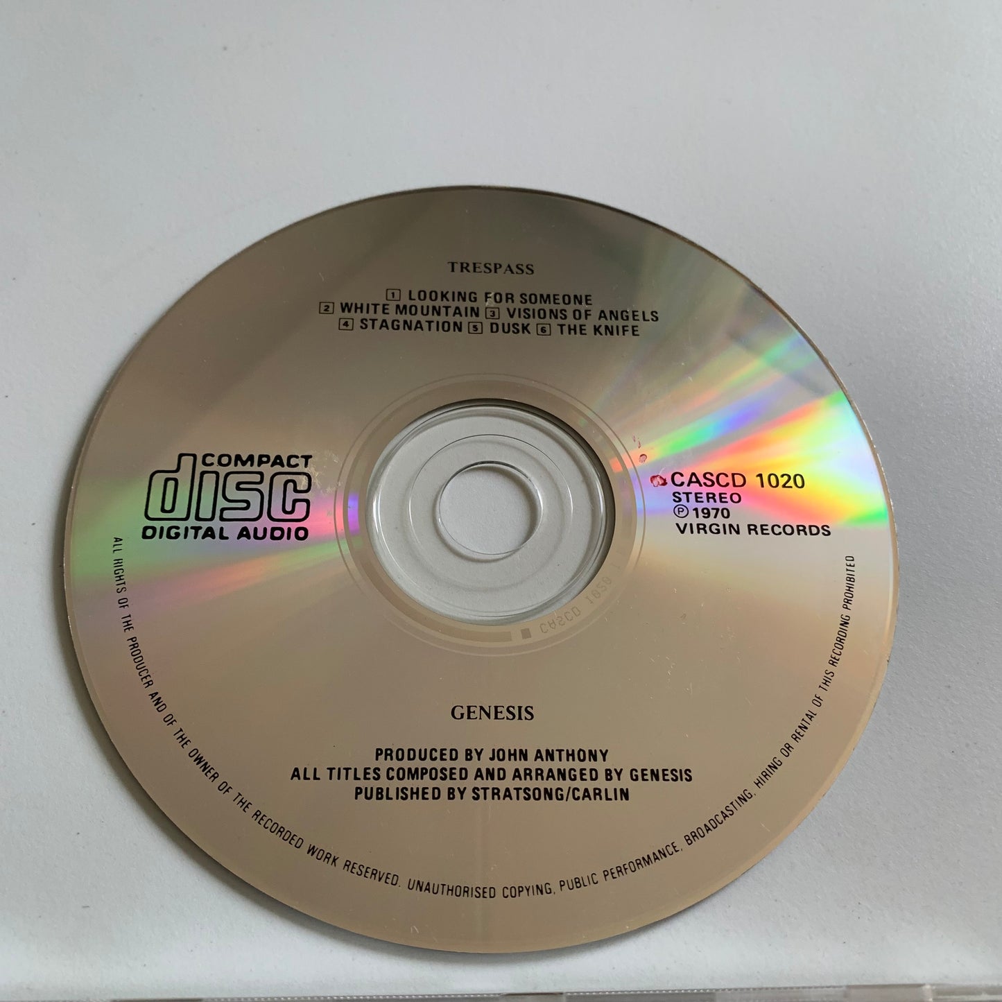 Genesis - Trespass - 1985 Occasion