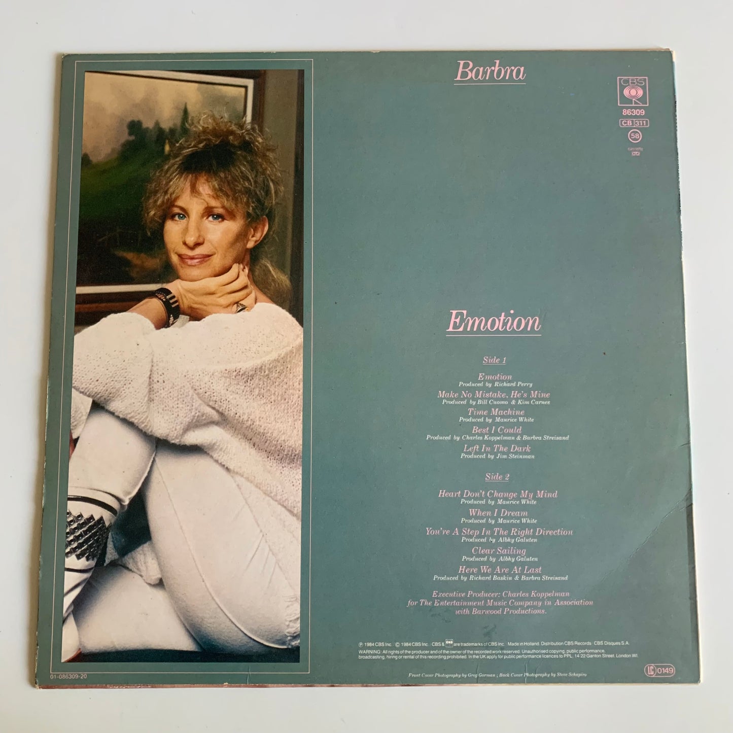 Barbra Streisand - Emition - LP 1984 Occasion