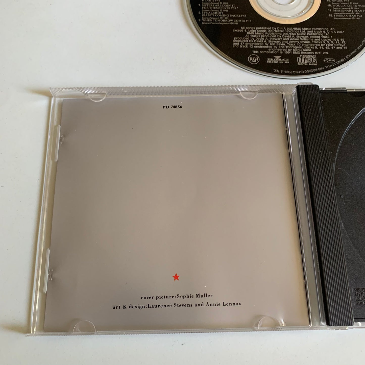 CD - Eurythmics - Greatest Hits - 1991 Occasion