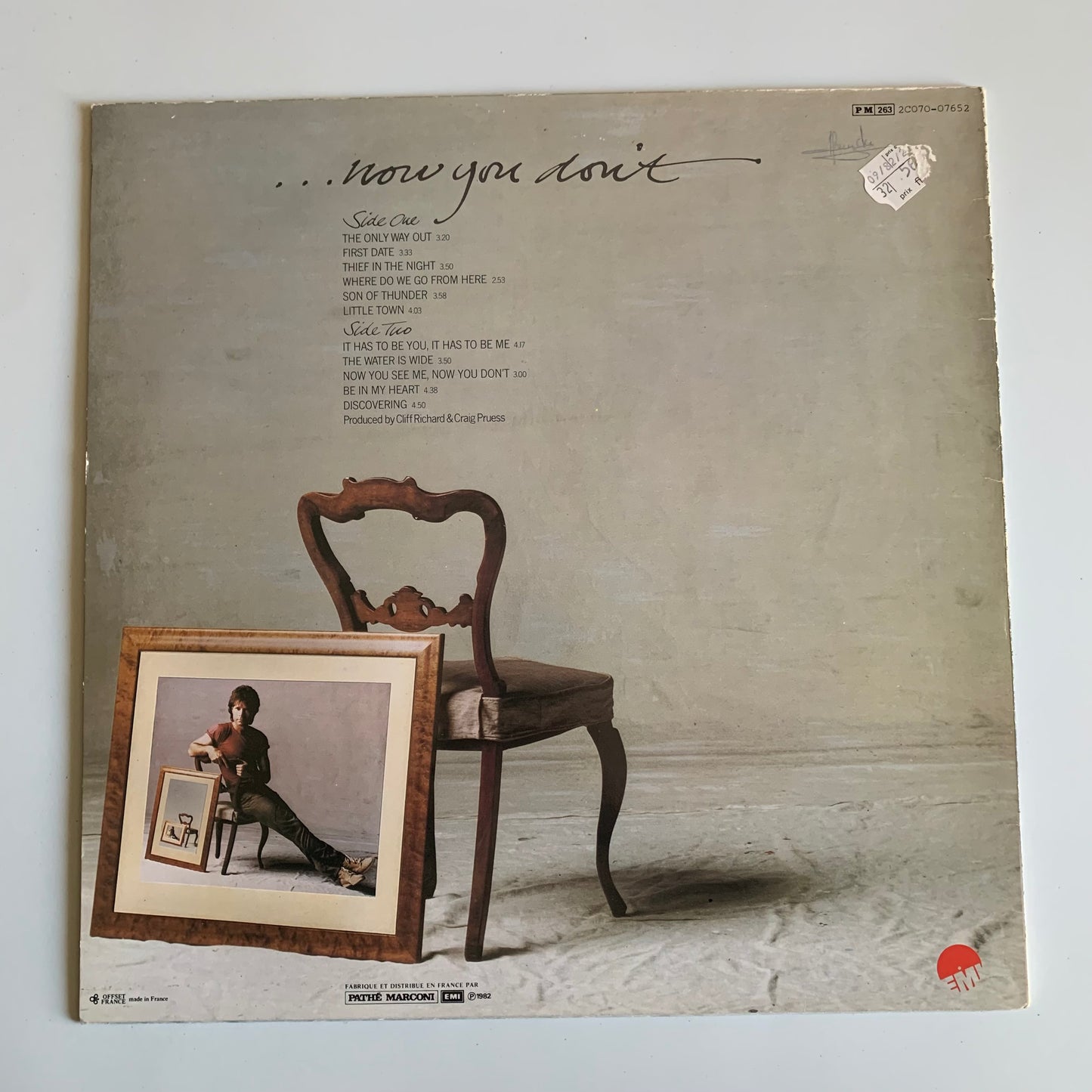 Cliff Richard - Now You See Me Now You Don't - LP 1982