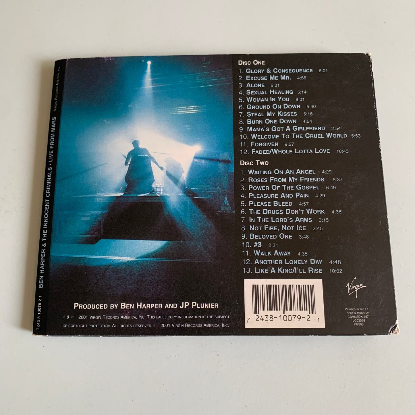 CD - Ben Harper & The Innocent Criminals - Live From Mars - 2001 Occasion