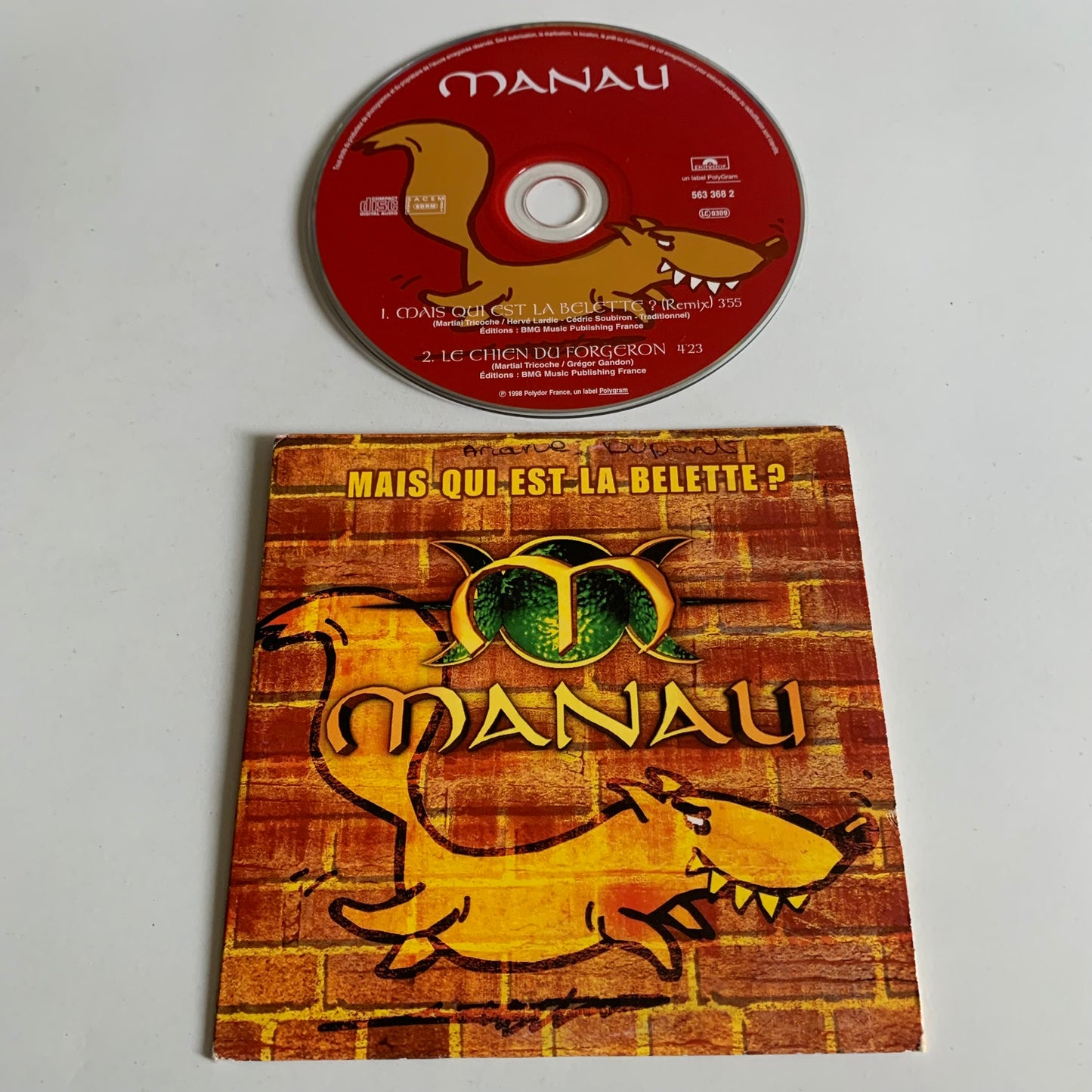 Lot CD Single - Manau - Tribu de Dana - Mais qui est la Belette - Fest Noz de Paname - L’Avenir est un long passé - Occasion