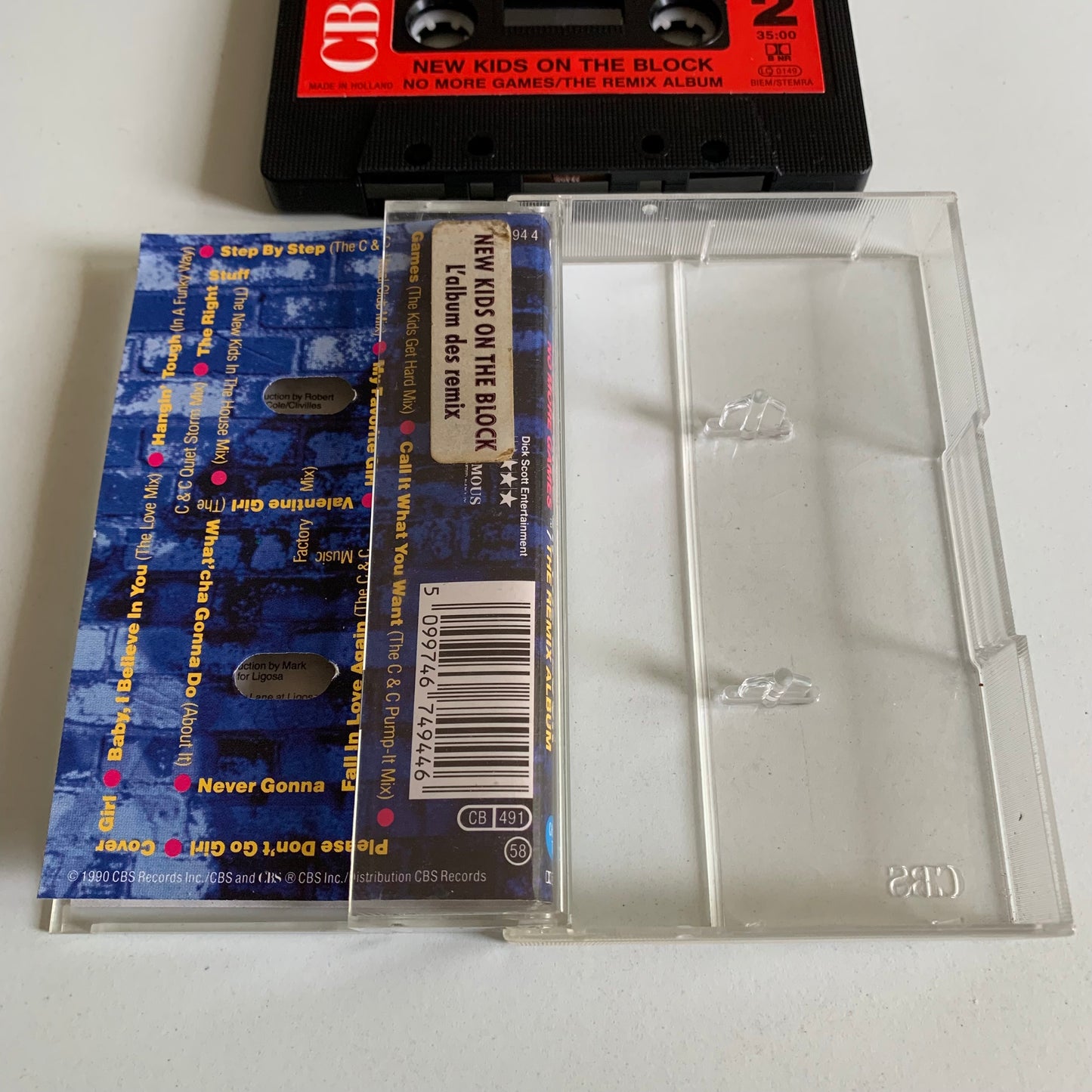 NKOTB New Kids On The Block - No More Games (The Remix Album) - 1990 Occasion
