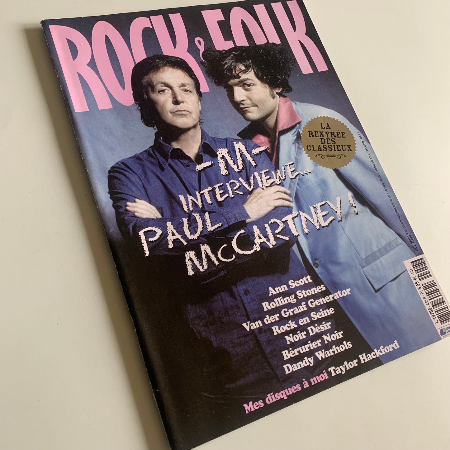 Magazine Rock & Folk - Nº458 Octobre 2005