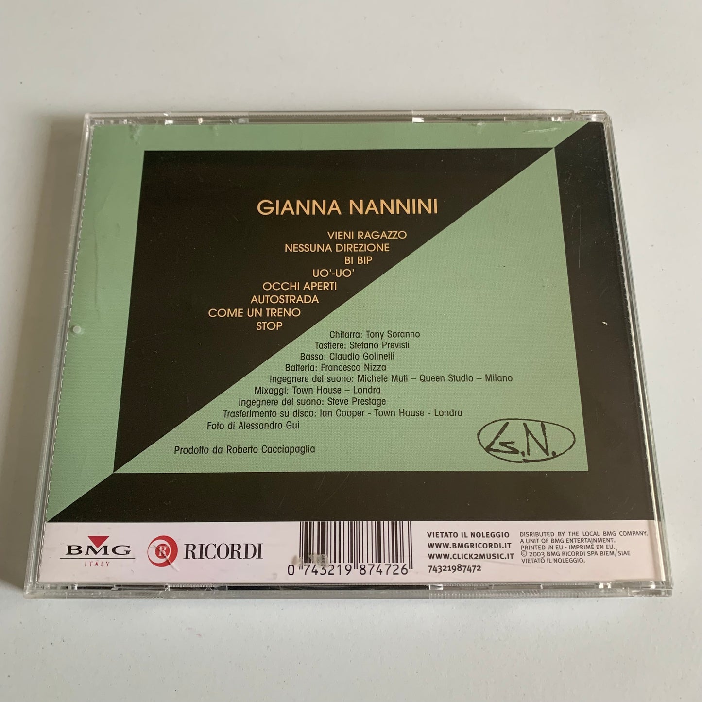 Gianna Nannini - G.N. - 2003 Occasion