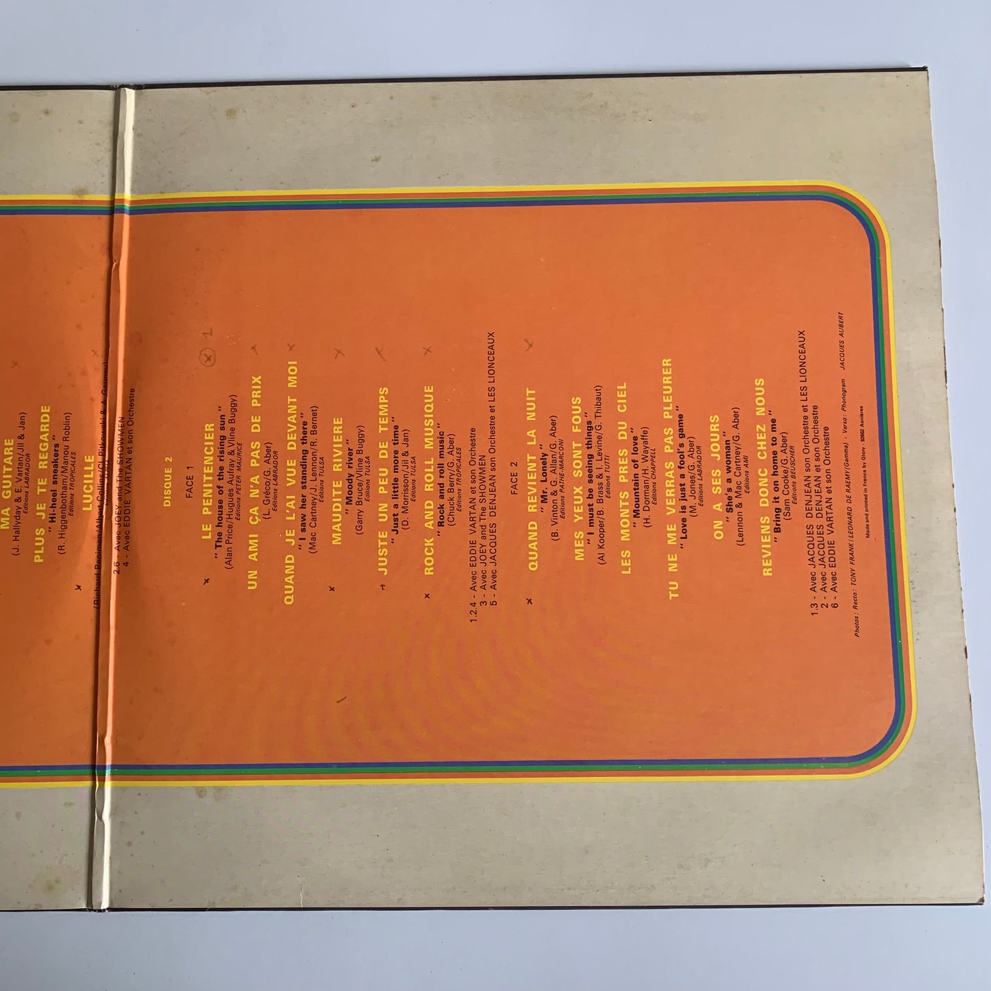Johnny Hallyday - Super Hits - Le Penitencier - Double LP Occasion