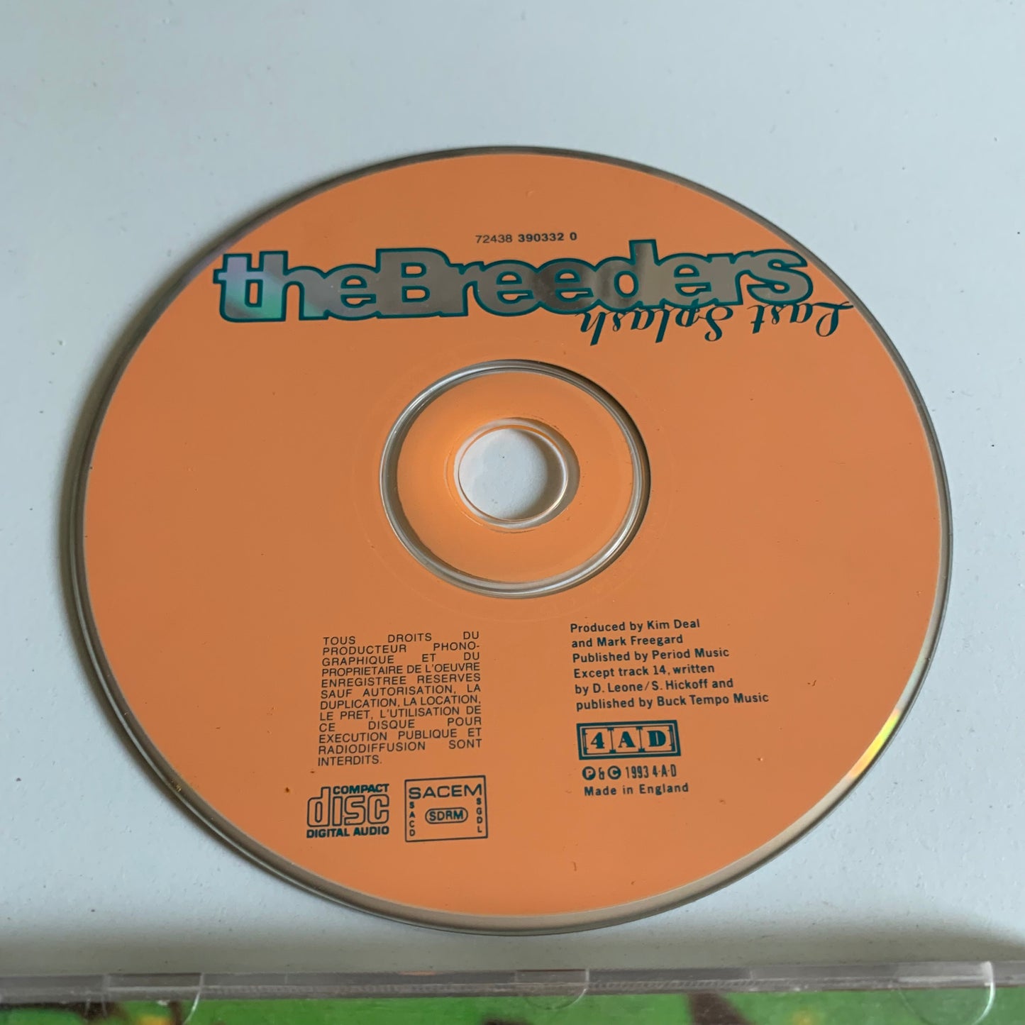 CD - The Breeders - Last Splash - 1993 Occasion