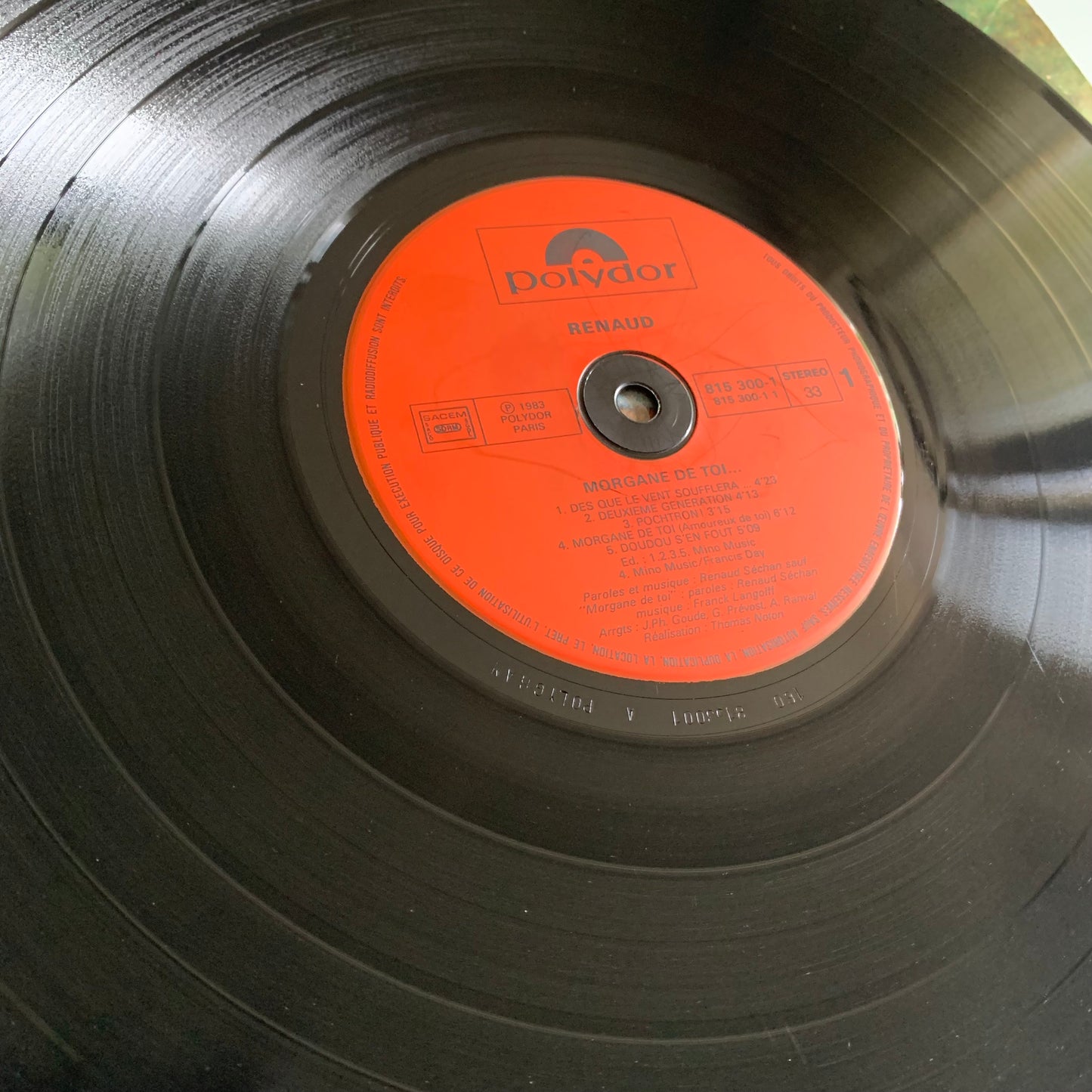 Renaud - Morgane De Toi - LP 1983 Occasion