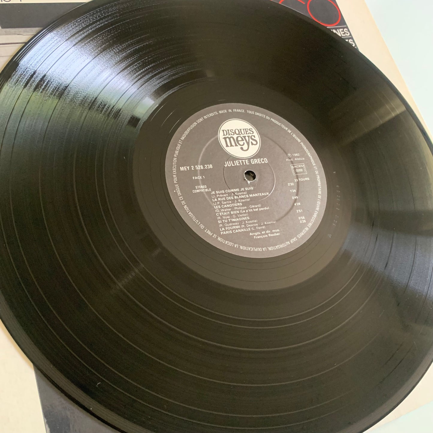 Juliette Greco - Volume 1 - LP 1982 Occasion