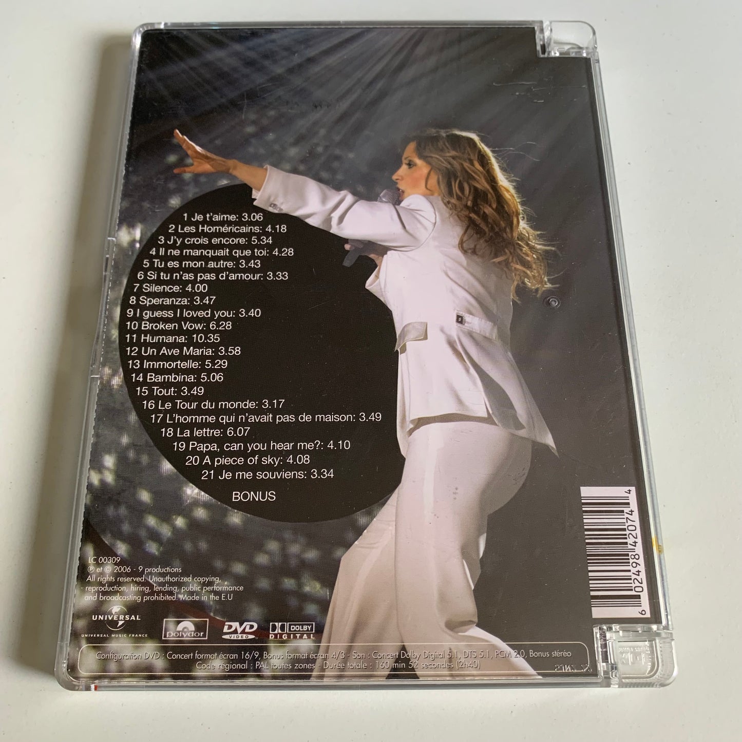 Lara Fabian - Un Regard 9 Live - 2006 Occasion
