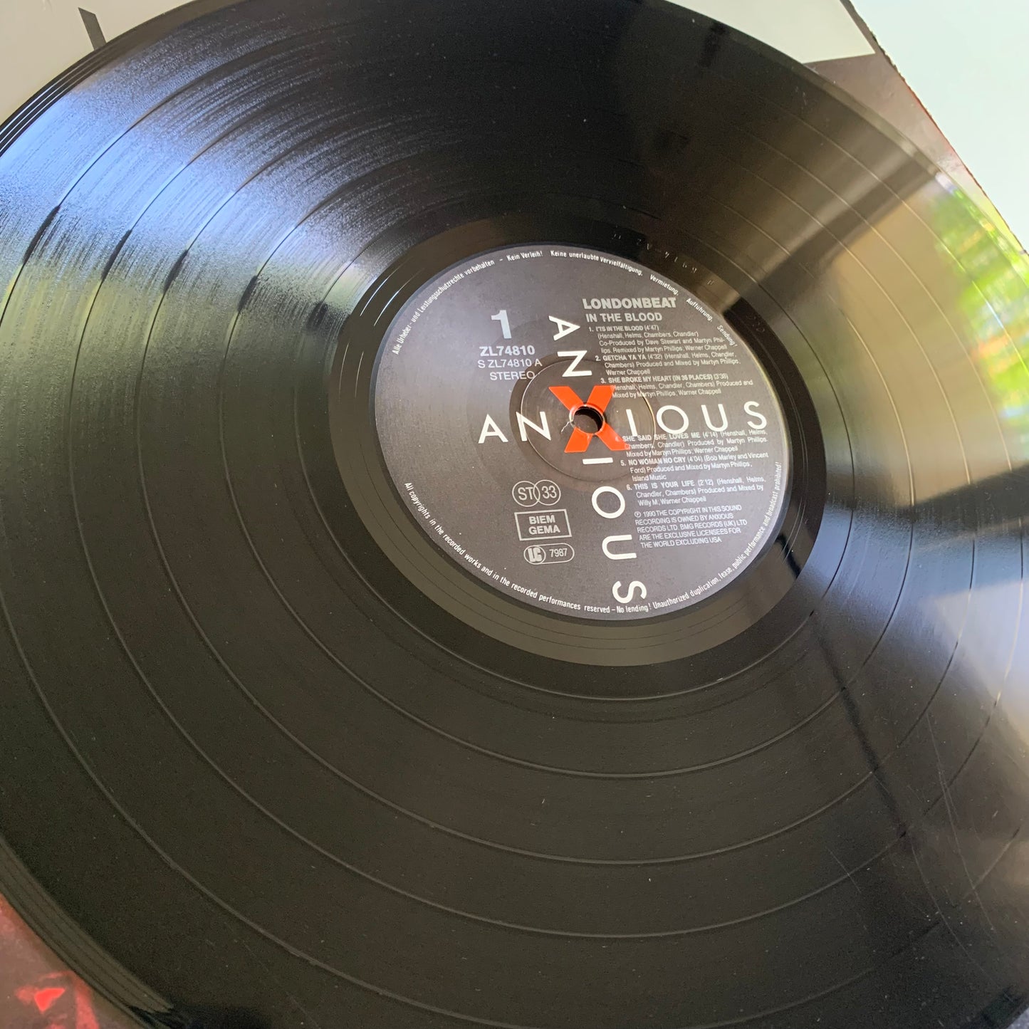 Londonbeat - In The Blood - LP 1990 Occasion