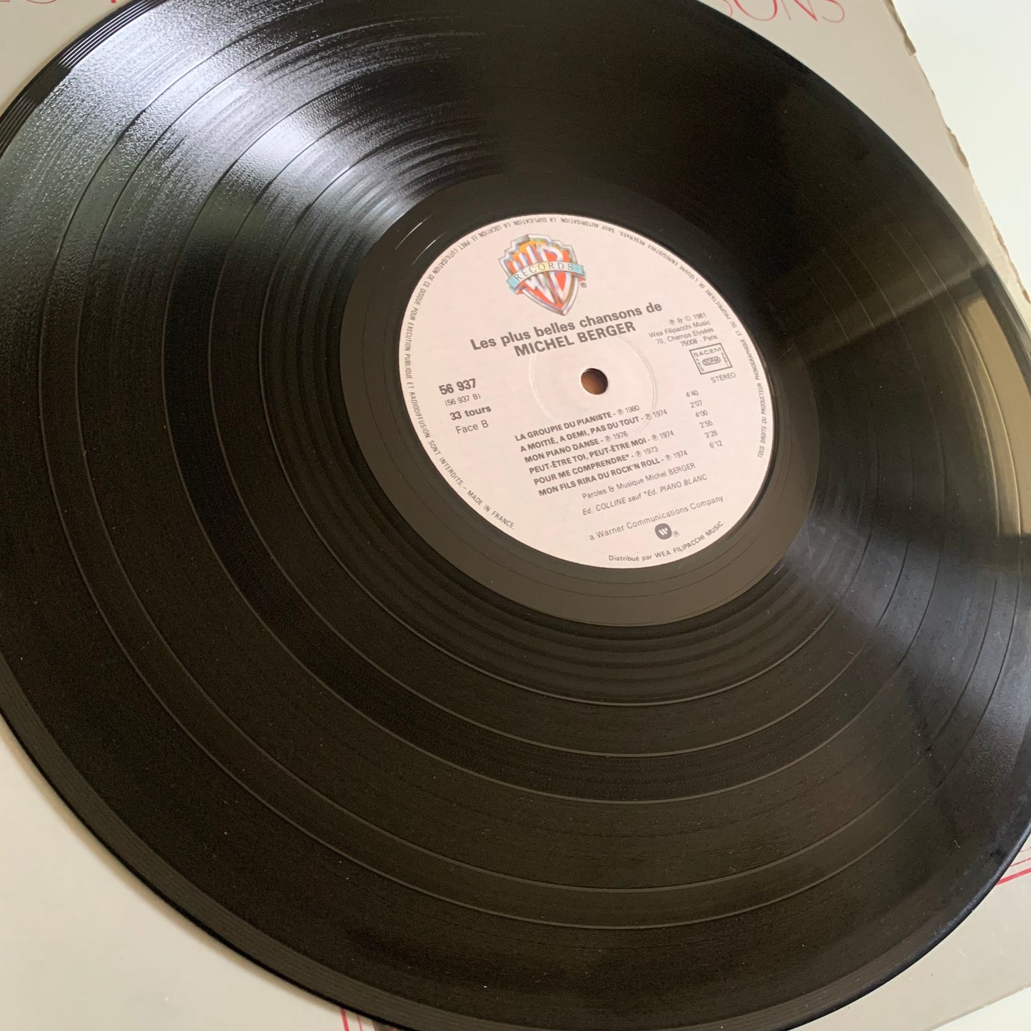 Michel Berger - Les Plus Belles Chansons - LP 1981 Occasion