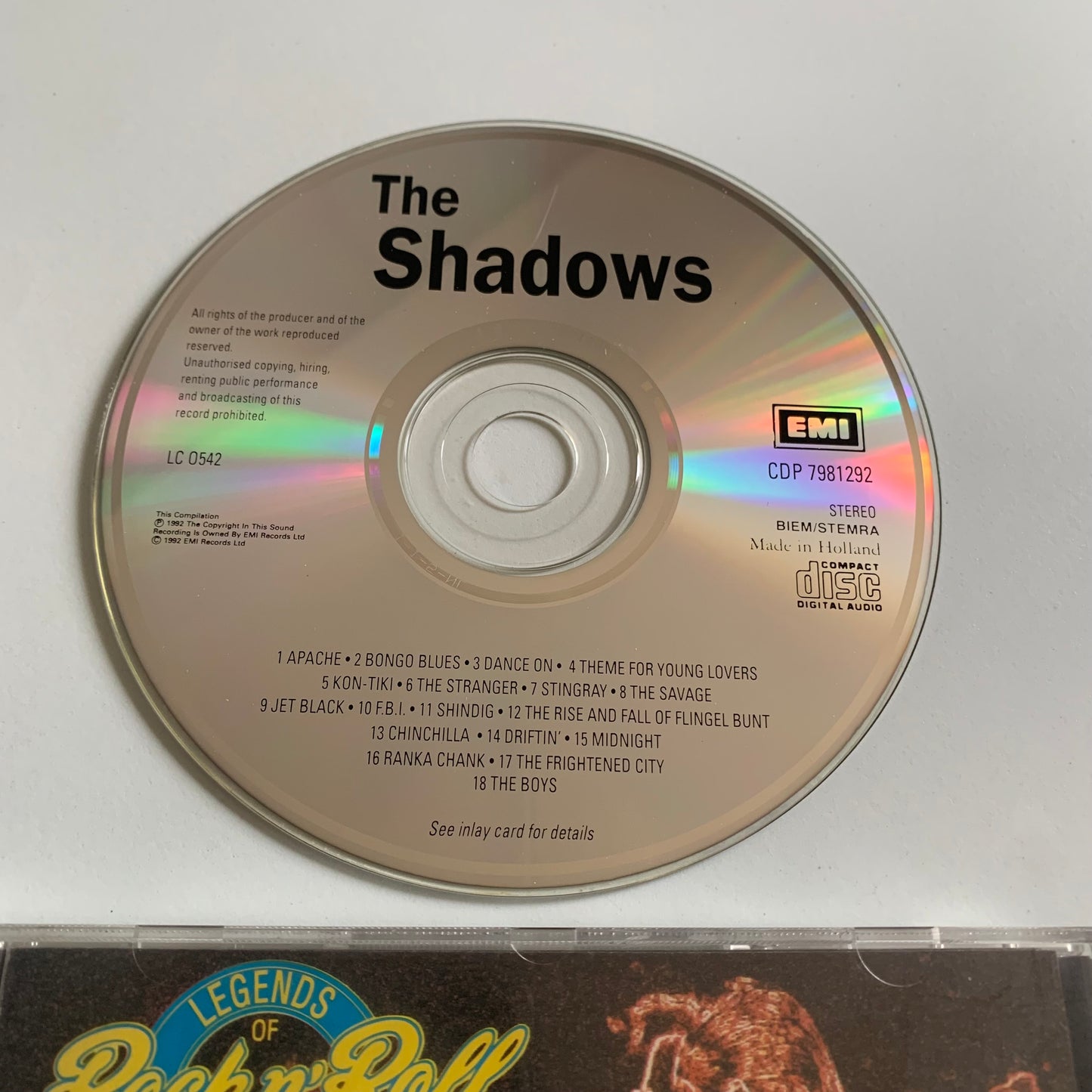 CD - The Shadows - 1992 Occasion