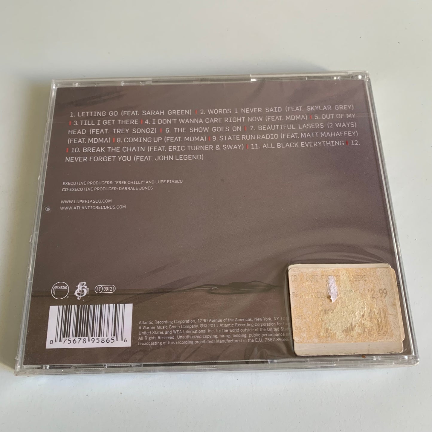 Lupe Fiasco - Lasers - 2011 Neuf sous Blister