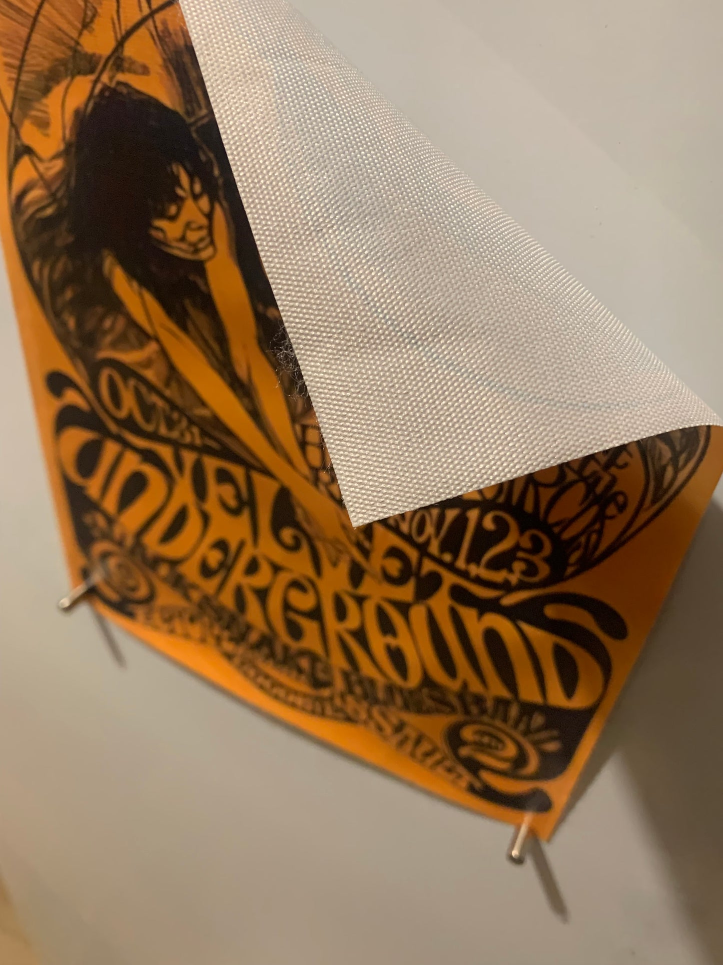 Affiche Poster en Toile - Velvet Underground at Halloween Retinal Circus 1968 - 25/20cm